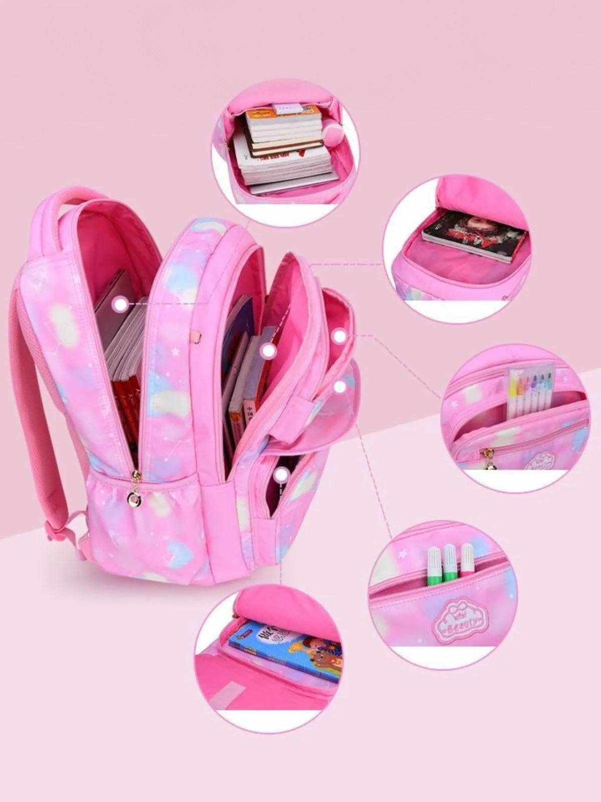 Dreamy Explorer Pastel Backpack - Image 2