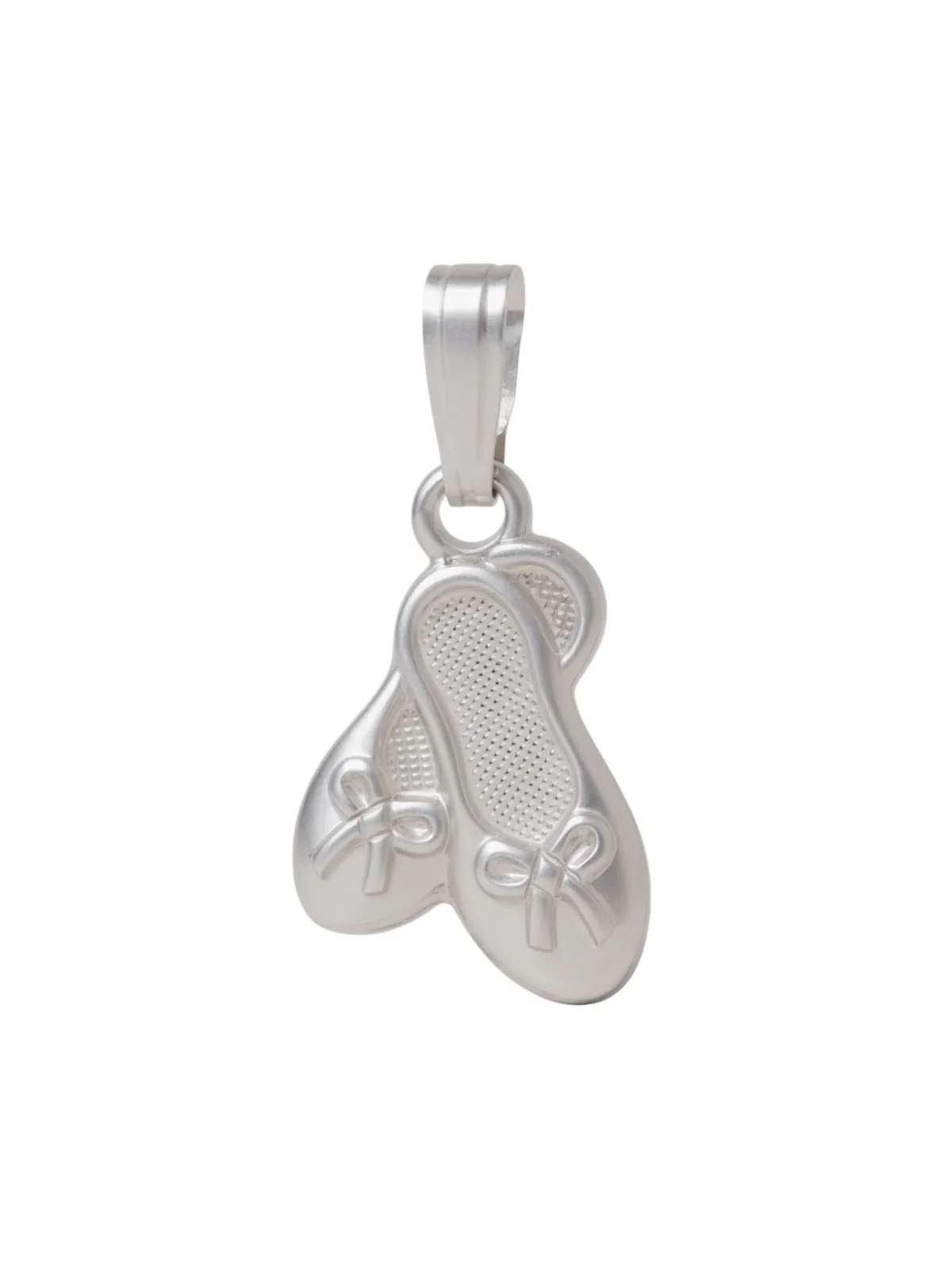 Girls Premium Sterling Silver Ballet Slippers Pendant Necklace - Image 4