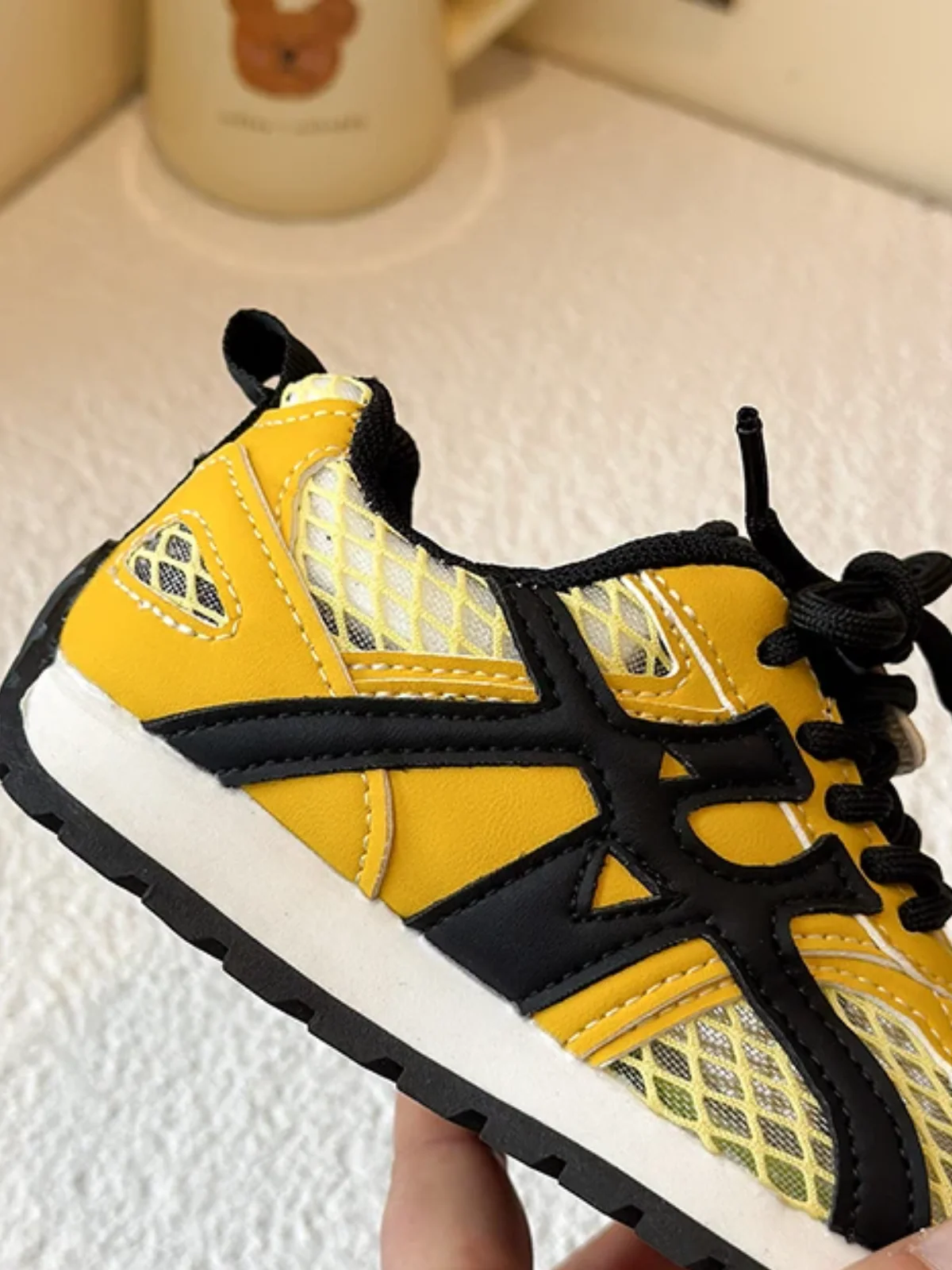 Cute Girls Mesh Grip Sneakers - Image 6