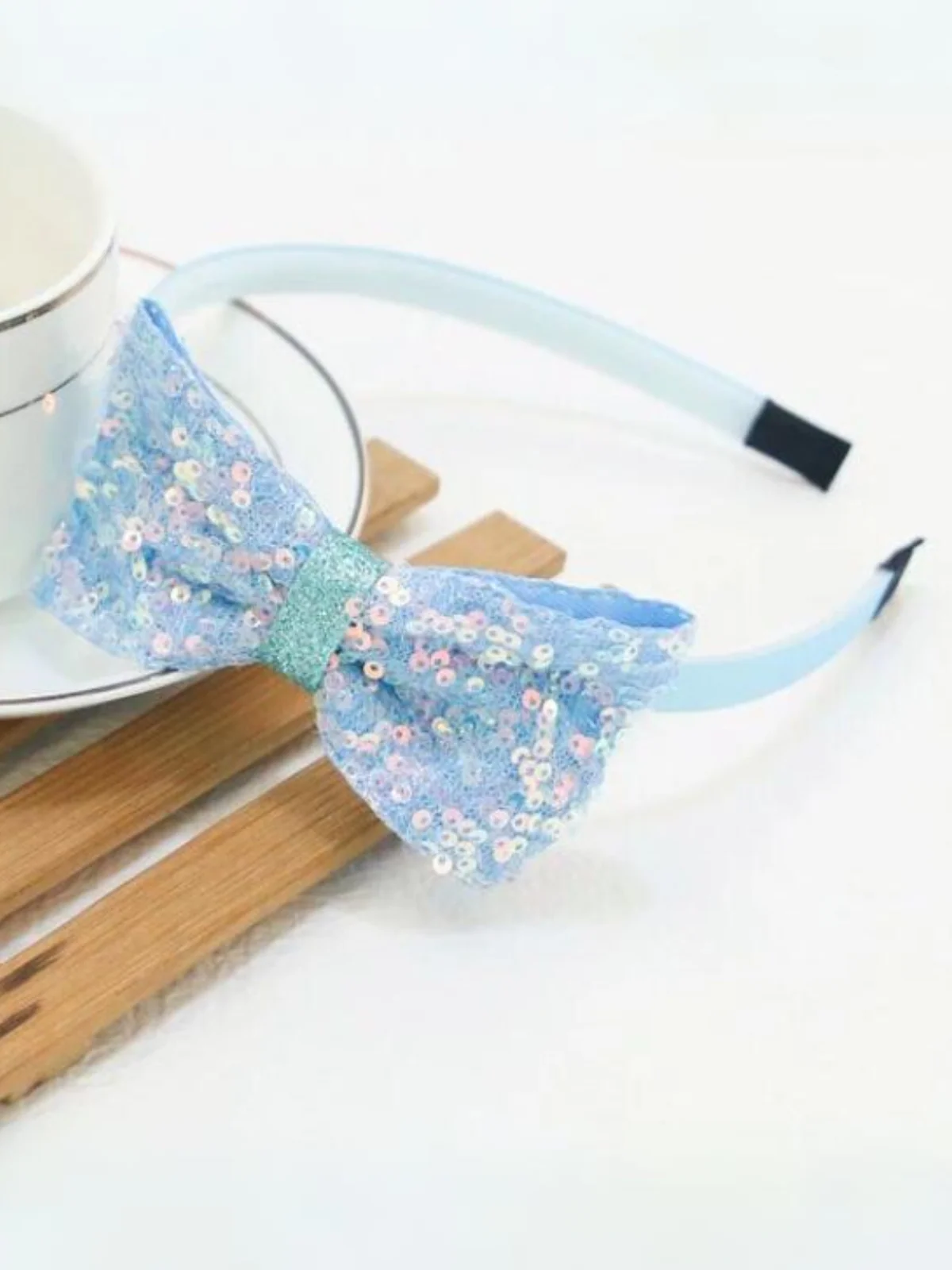 Give Me Magic Sequin Bow Headband - Image 3