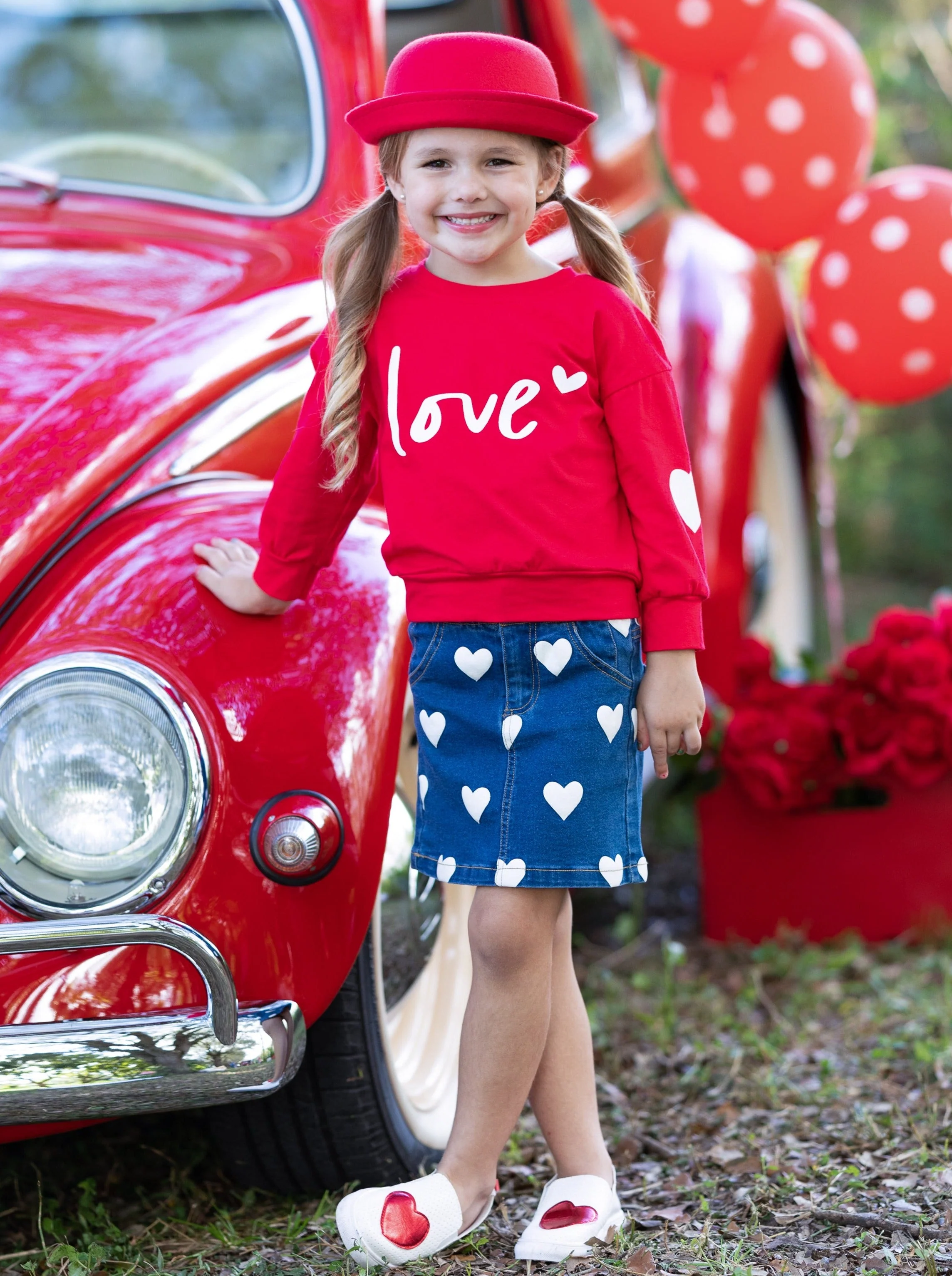 Little Love Denim Skirt Set - Image 2