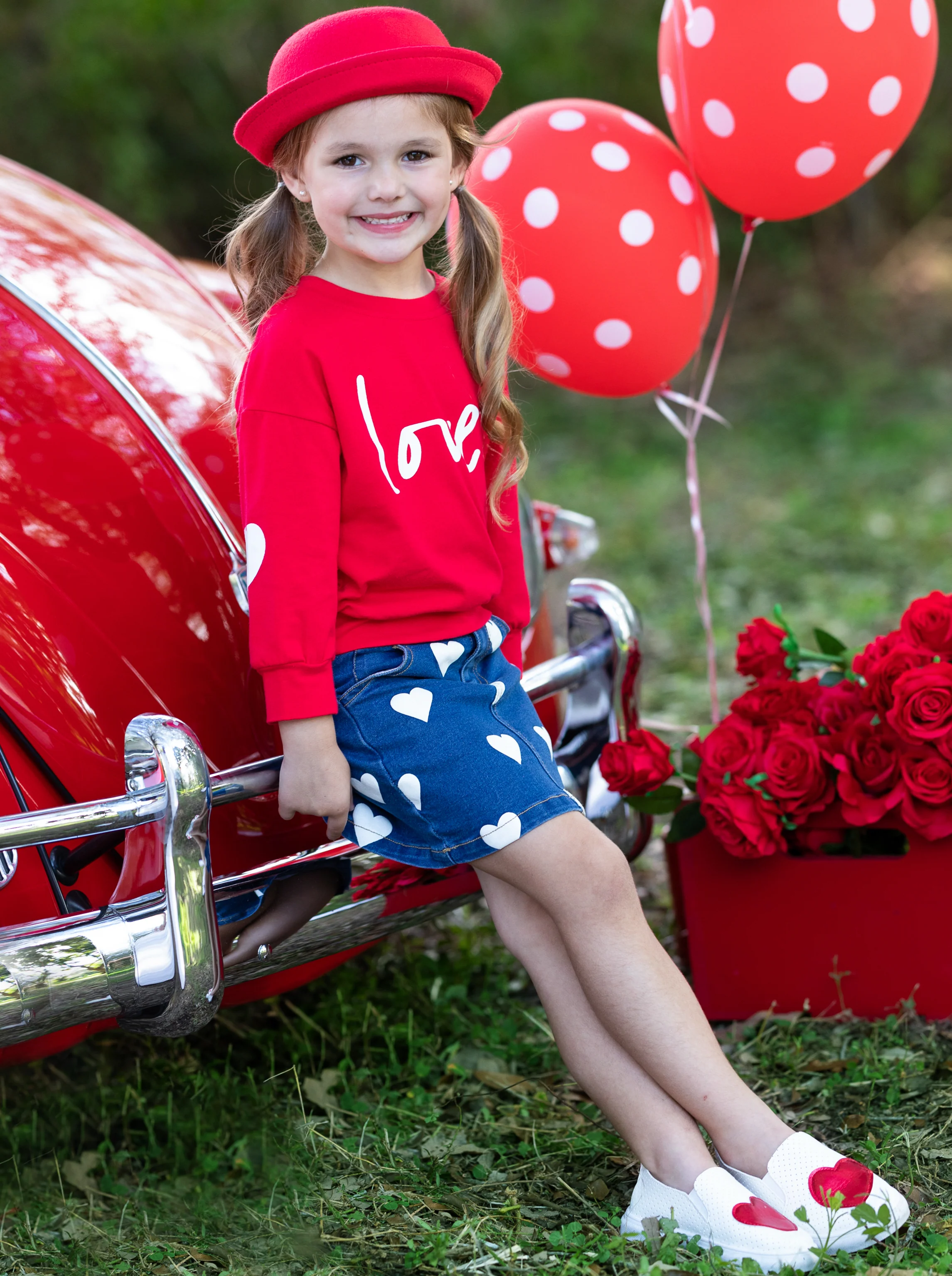 Little Love Denim Skirt Set - Image 3