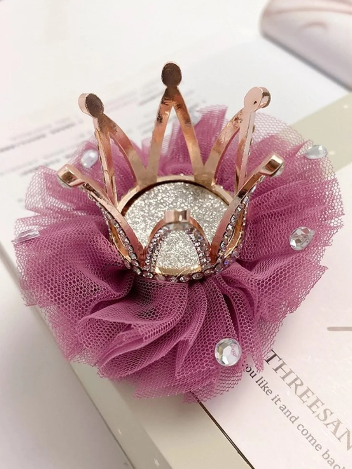 Cutest Coronation Sparkly Crown Hair Clip - Image 2