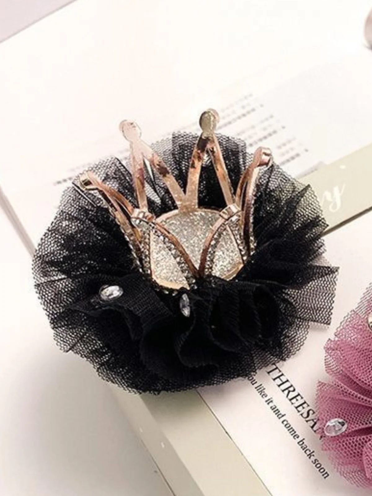 Cutest Coronation Sparkly Crown Hair Clip - Image 3