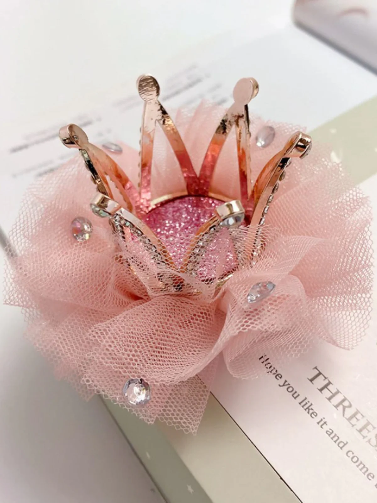Cutest Coronation Sparkly Crown Hair Clip - Image 4