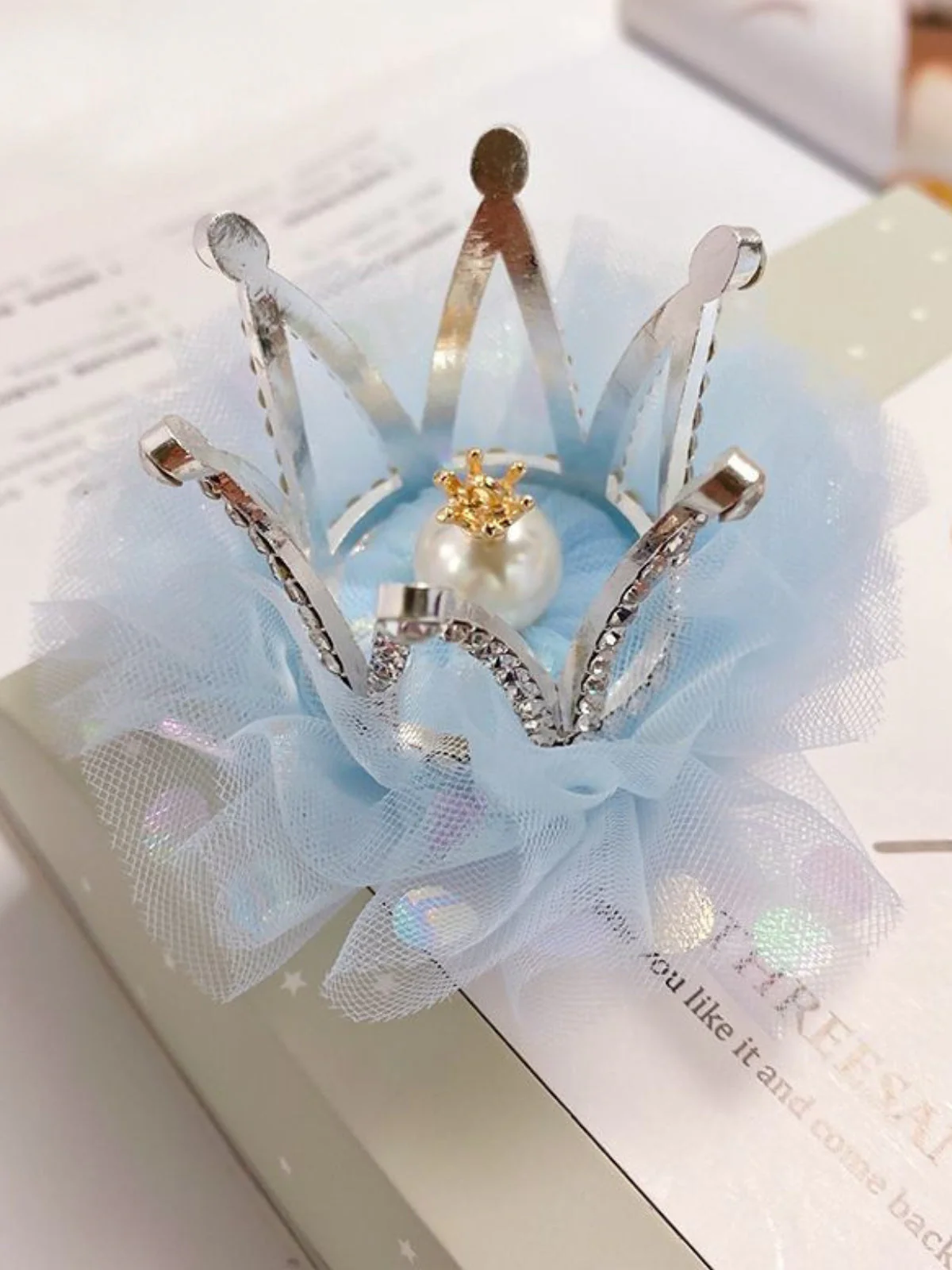 Cutest Coronation Sparkly Crown Hair Clip - Image 5