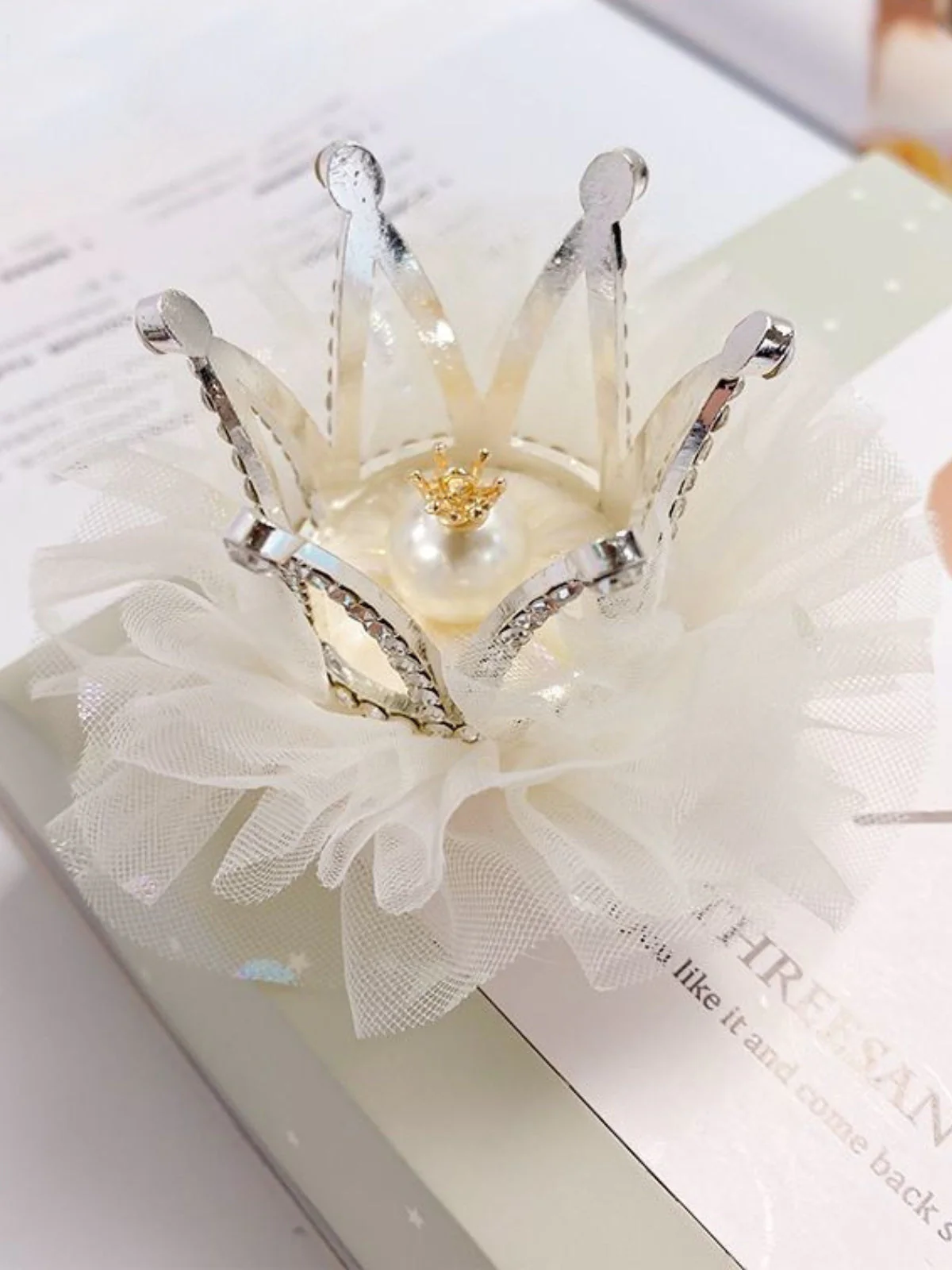 Cutest Coronation Sparkly Crown Hair Clip - Image 6
