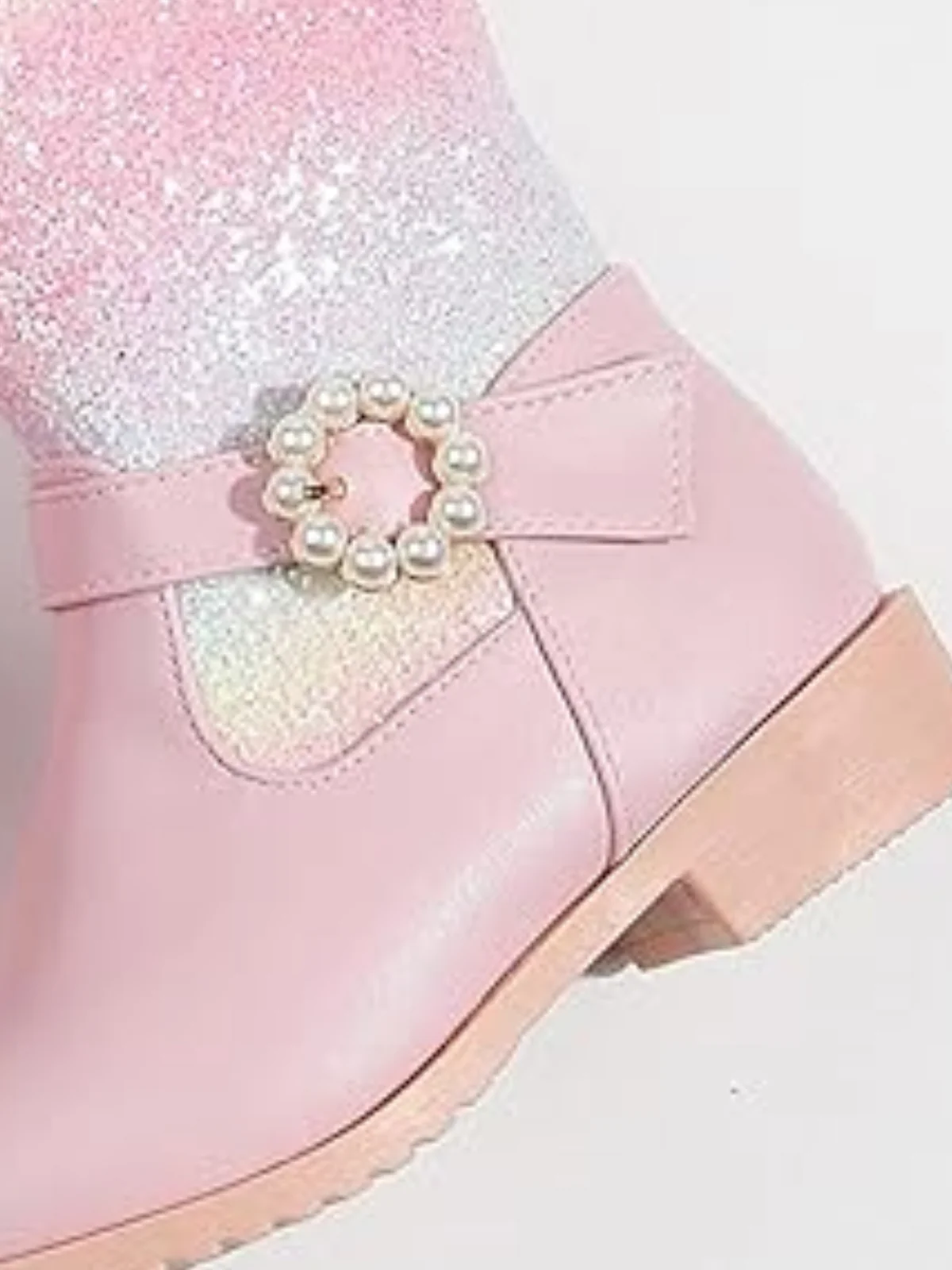 Dazzle All Day Glitter Rainbow Boots By Liv and Mia - Image 4