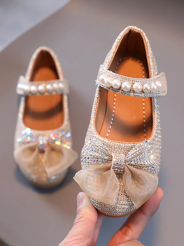 Dazzle Dream Embellished Bow Flats by Liv and Mia - Image 2