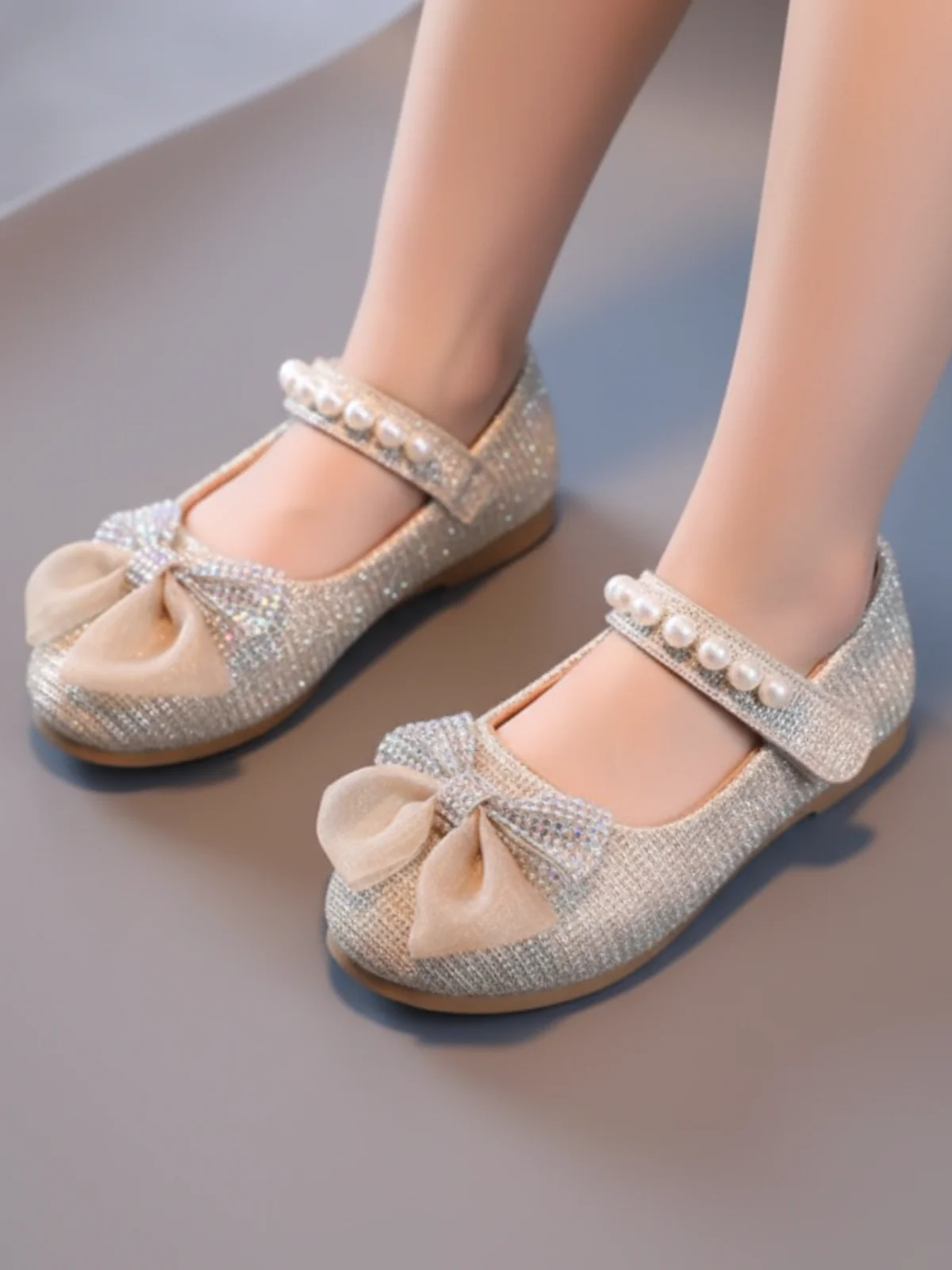 Dazzle Dream Embellished Bow Flats by Liv and Mia - Image 3