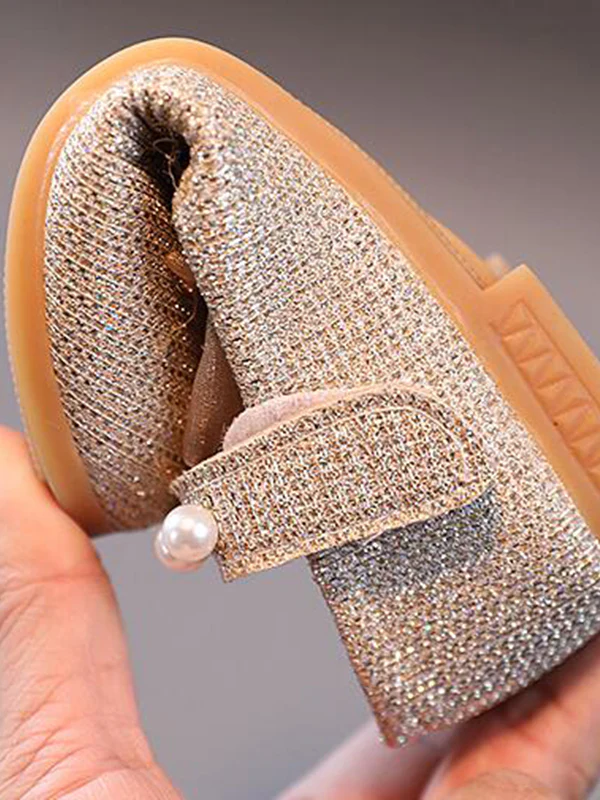 Dazzle Dream Embellished Bow Flats by Liv and Mia - Image 4