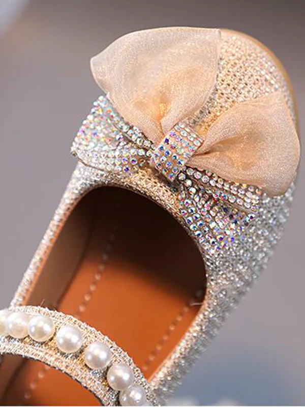 Dazzle Dream Embellished Bow Flats by Liv and Mia - Image 6