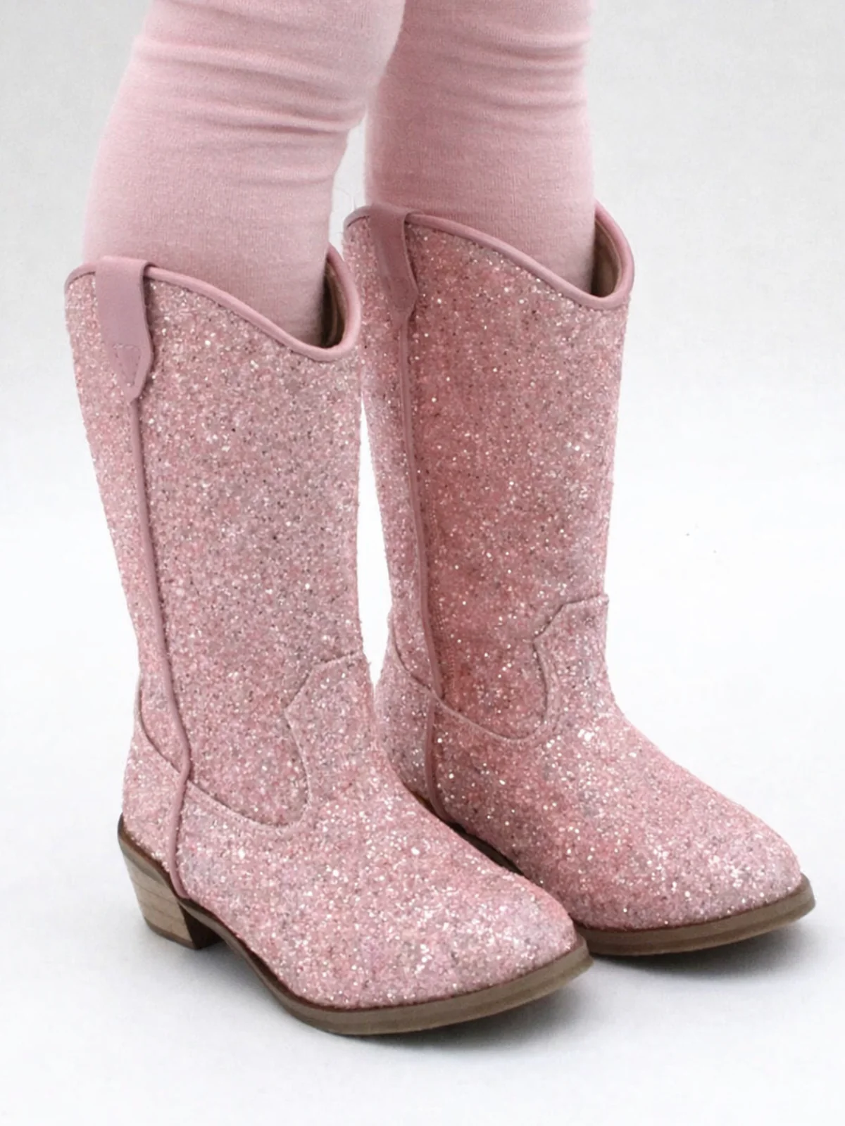 Sparkle and Shine Pink Cowboy Boots by Liv and Mia - Image 5