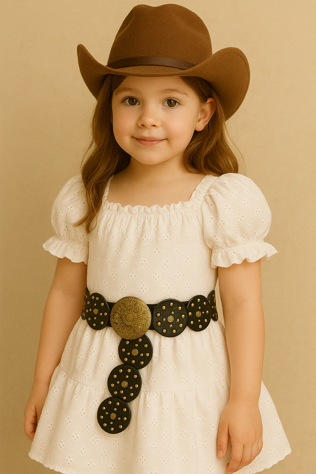 Desert Disco Studded Circle Statement Belt - Image 2