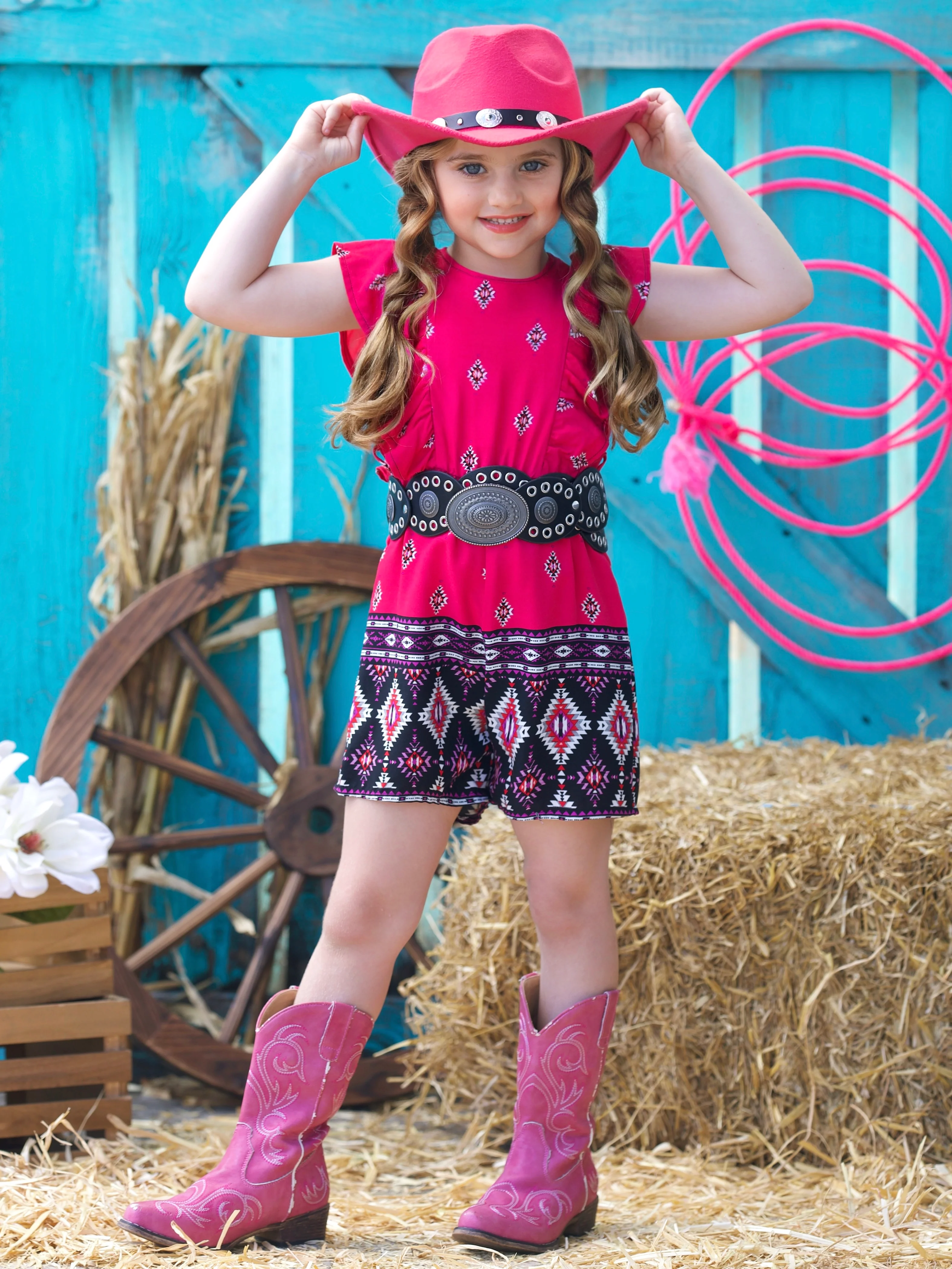 Desert Rose Ruffle Romper - Image 5