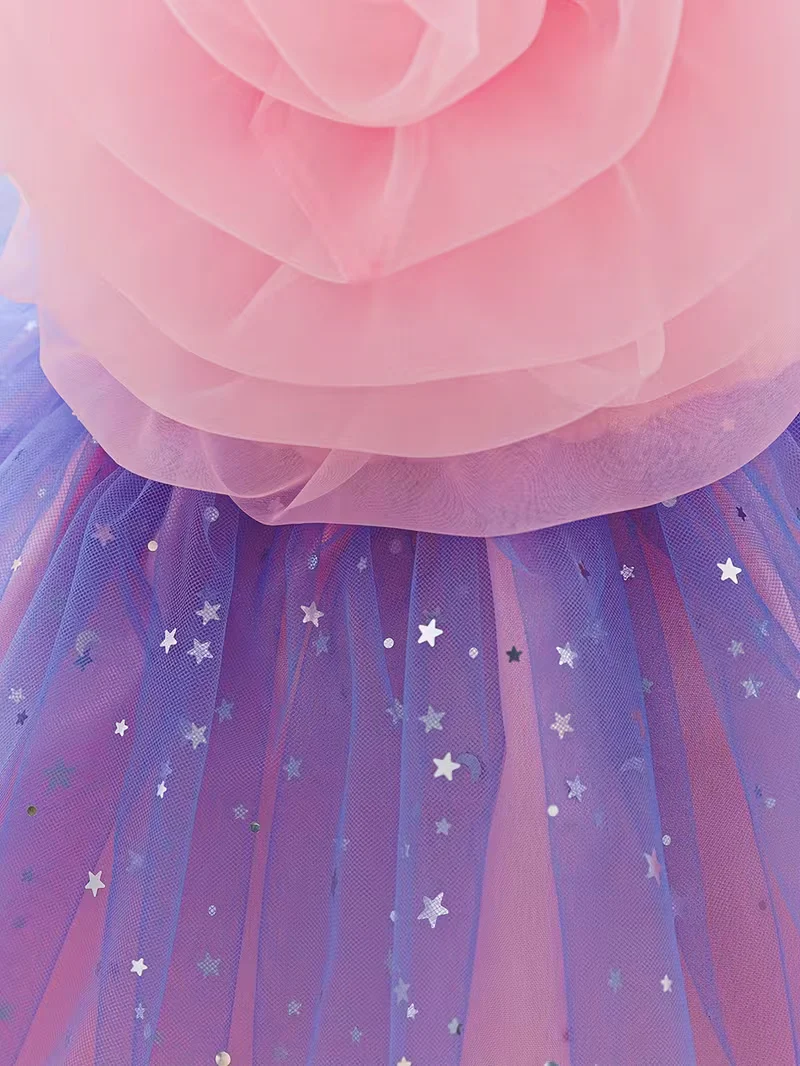 Dreamy Twirl Pink Ombre Tulle Dress - Image 4
