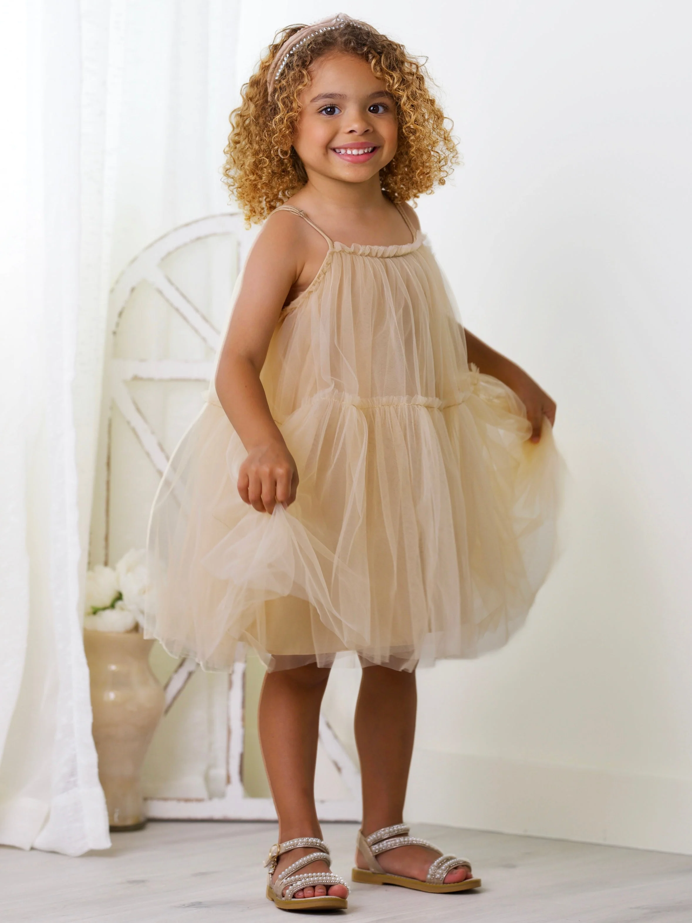 Dreamy Twirls Layered Tulle Dress - Image 3