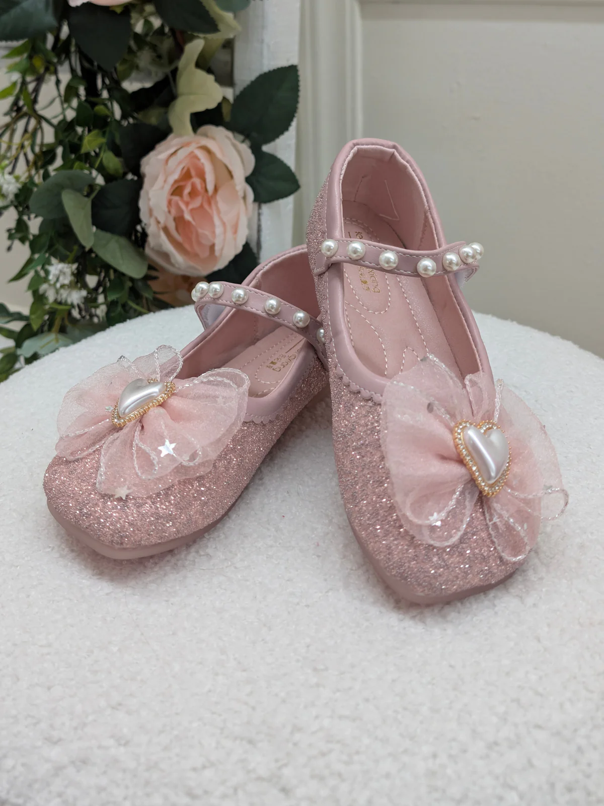 Dress Up Doll Tulle Bow Mary Jane Shoes By Liv and Mia - Image 10