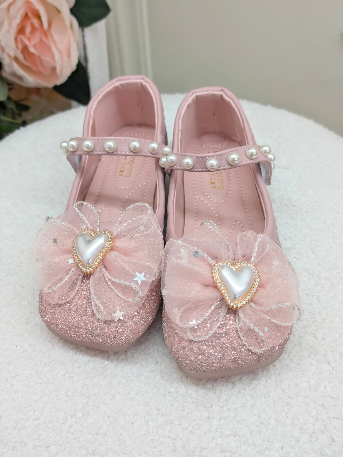 Dress Up Doll Tulle Bow Mary Jane Shoes By Liv and Mia - Image 5