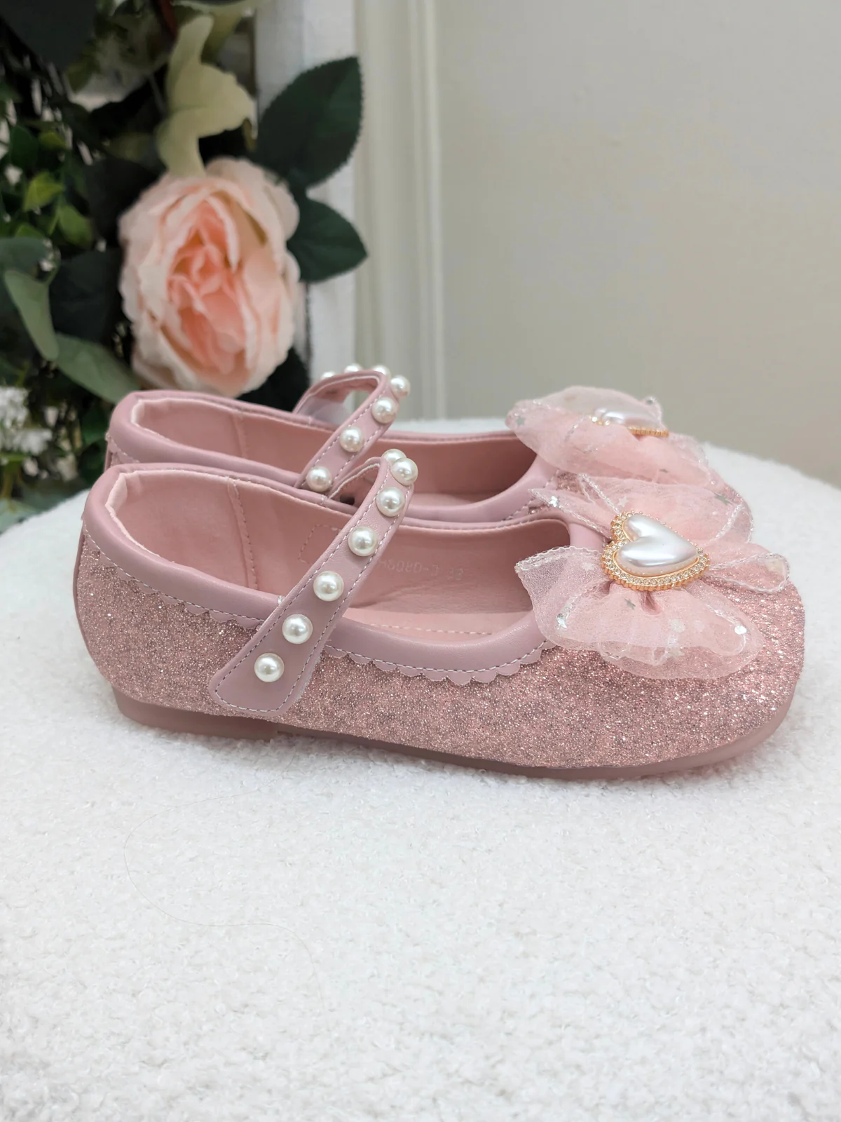 Dress Up Doll Tulle Bow Mary Jane Shoes By Liv and Mia - Image 6