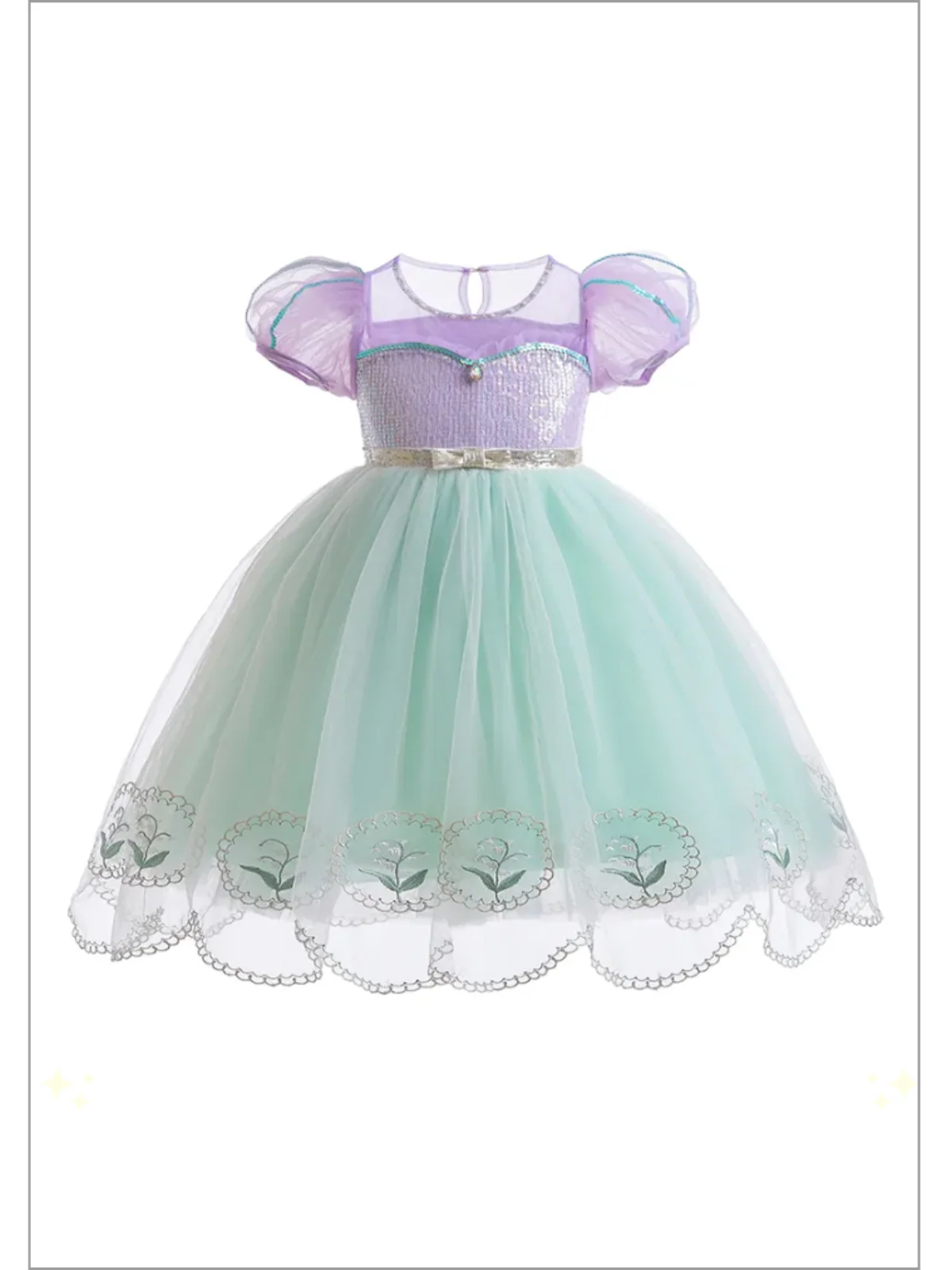 Dress-Up Princess Scallop Hem Tulle Dress - Image 3