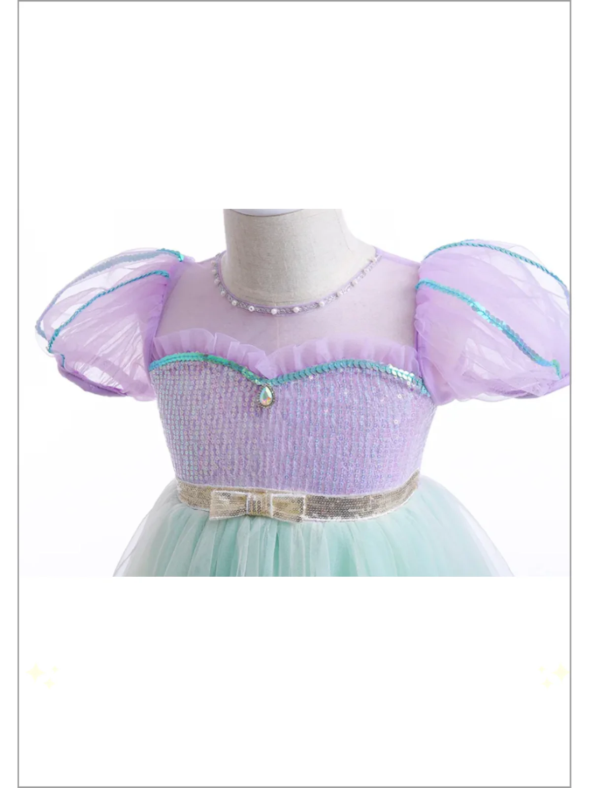 Dress-Up Princess Scallop Hem Tulle Dress - Image 4