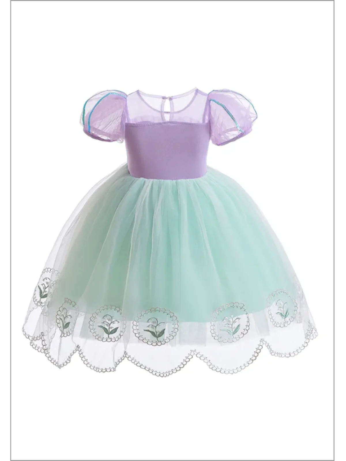 Dress-Up Princess Scallop Hem Tulle Dress - Image 7