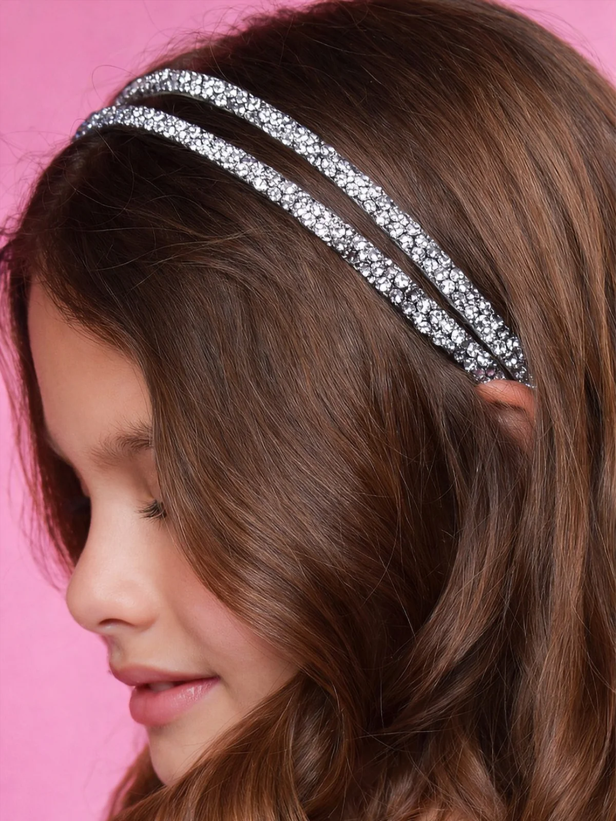 Crystal Double Band Headband - Image 2