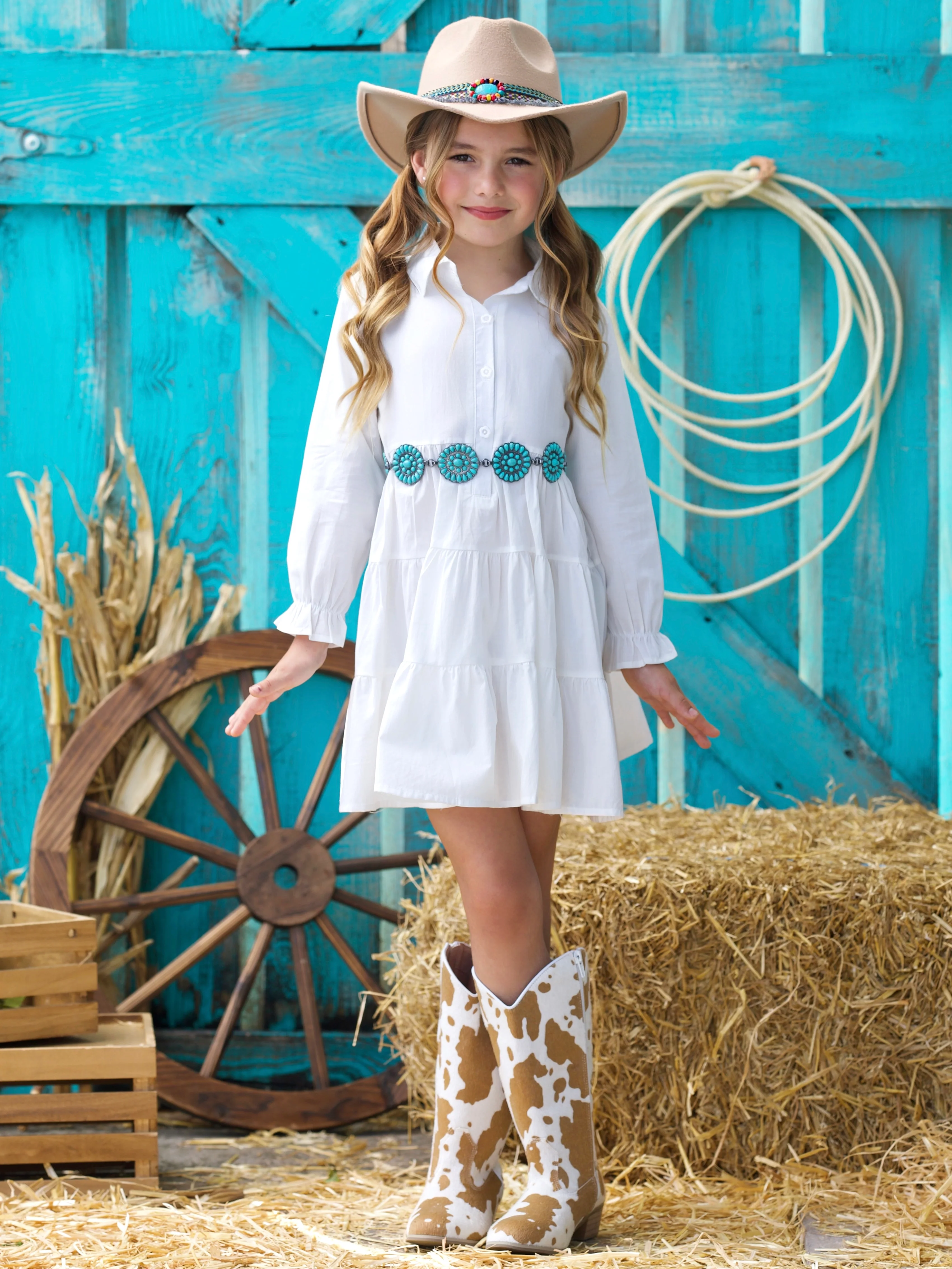Belle Classic Button Up Shirt Dress - Image 5
