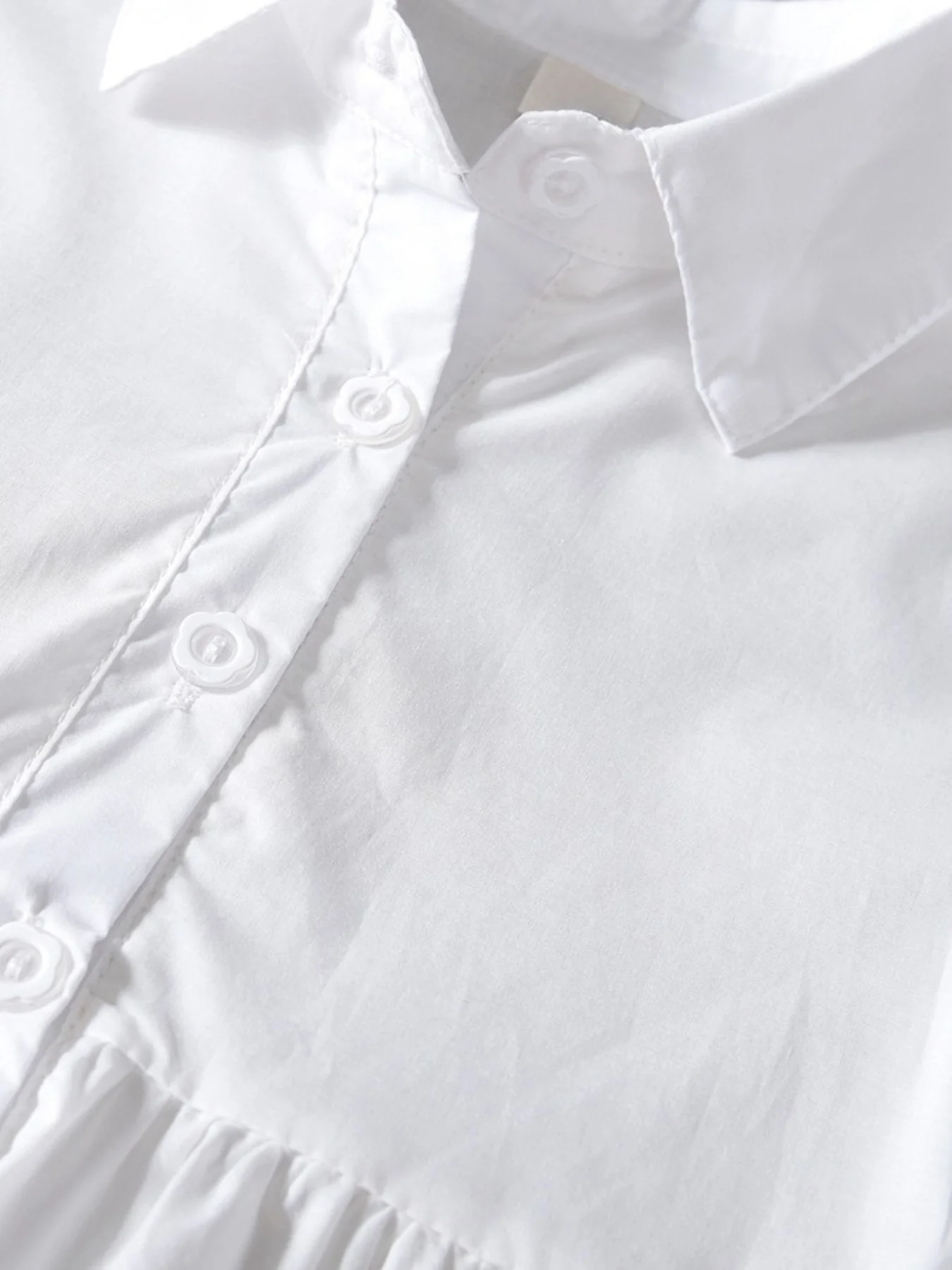Belle Classic Button Up Shirt Dress - Image 6