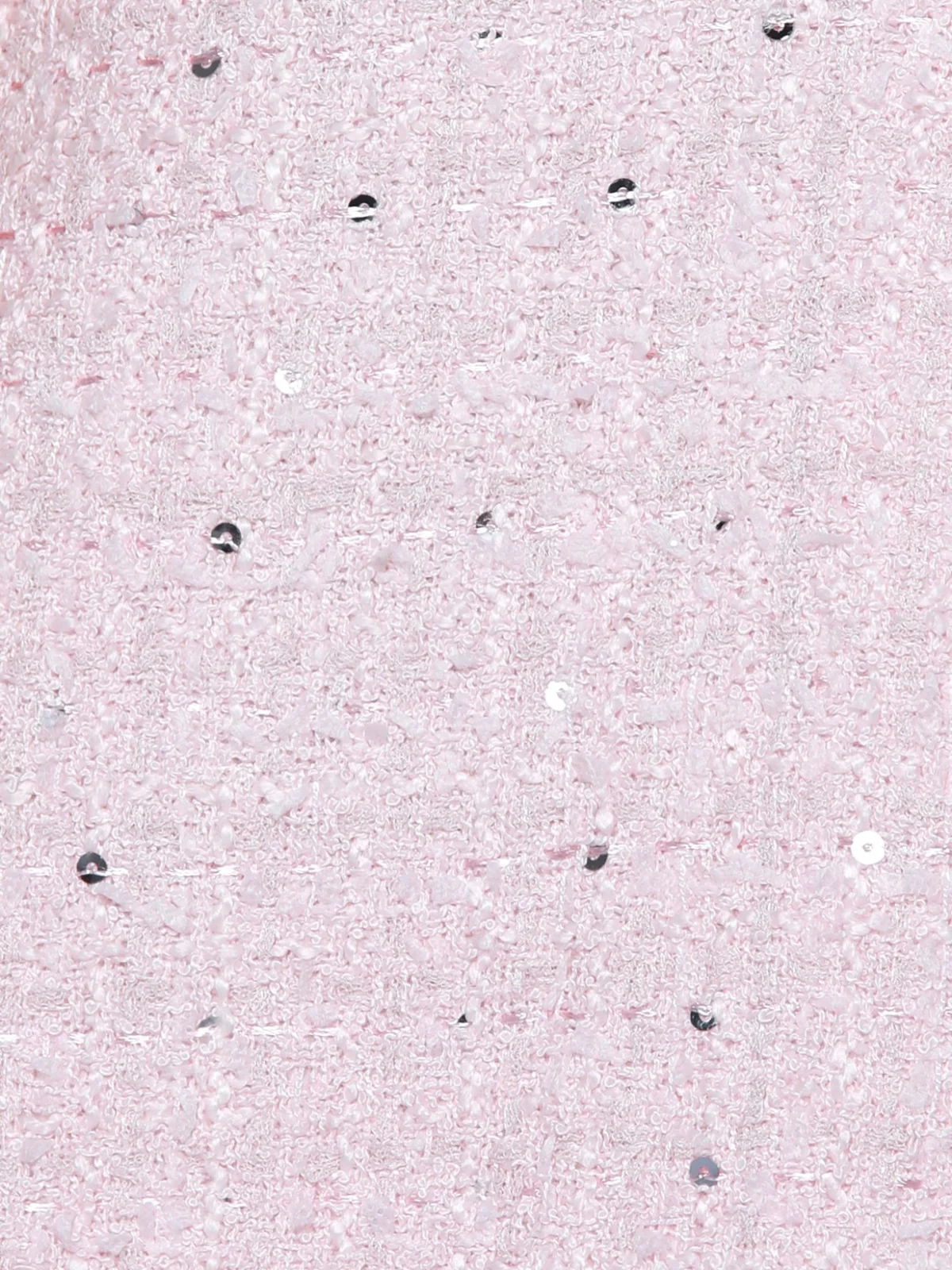 Elegant Bow Pearl Tweed Shift Dress - Image 3