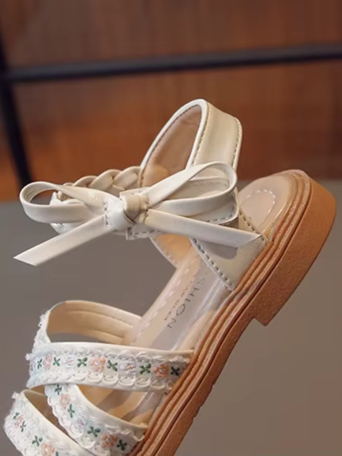 Sweet Meadow Bow Summer Sandals - Image 6