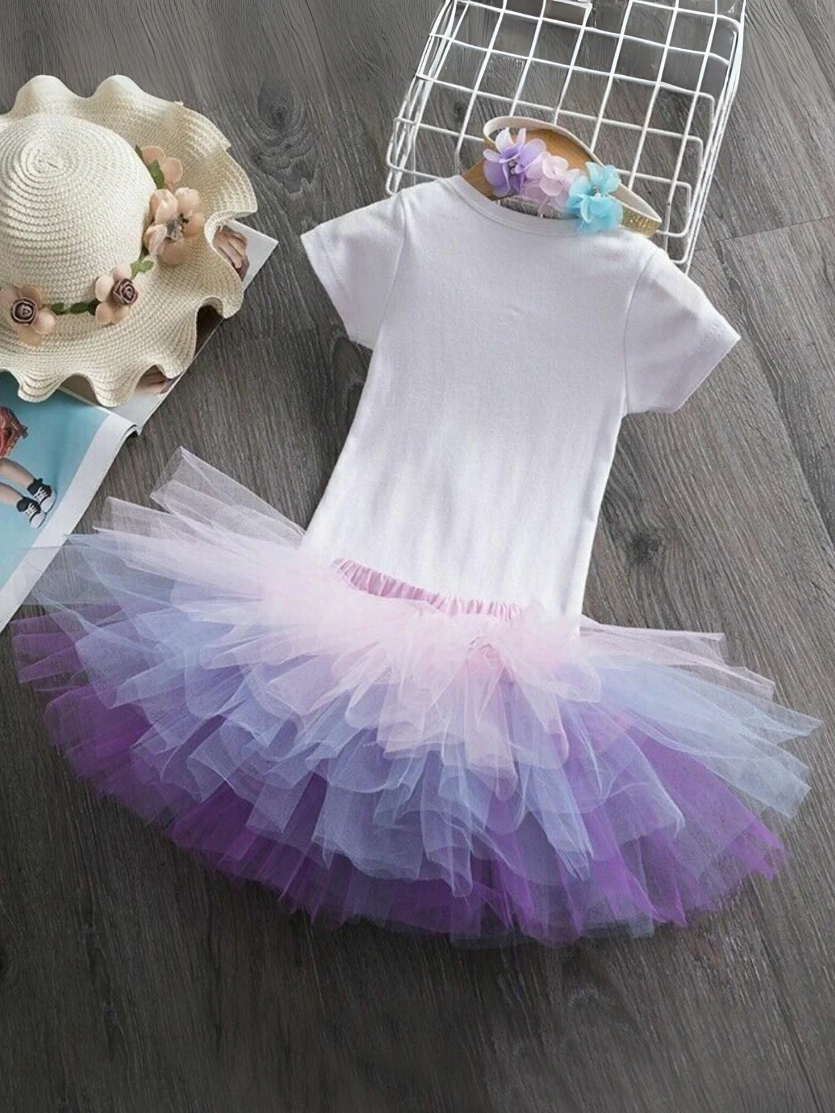 Enchanted Unicorn First Birthday Outfit - Image 2