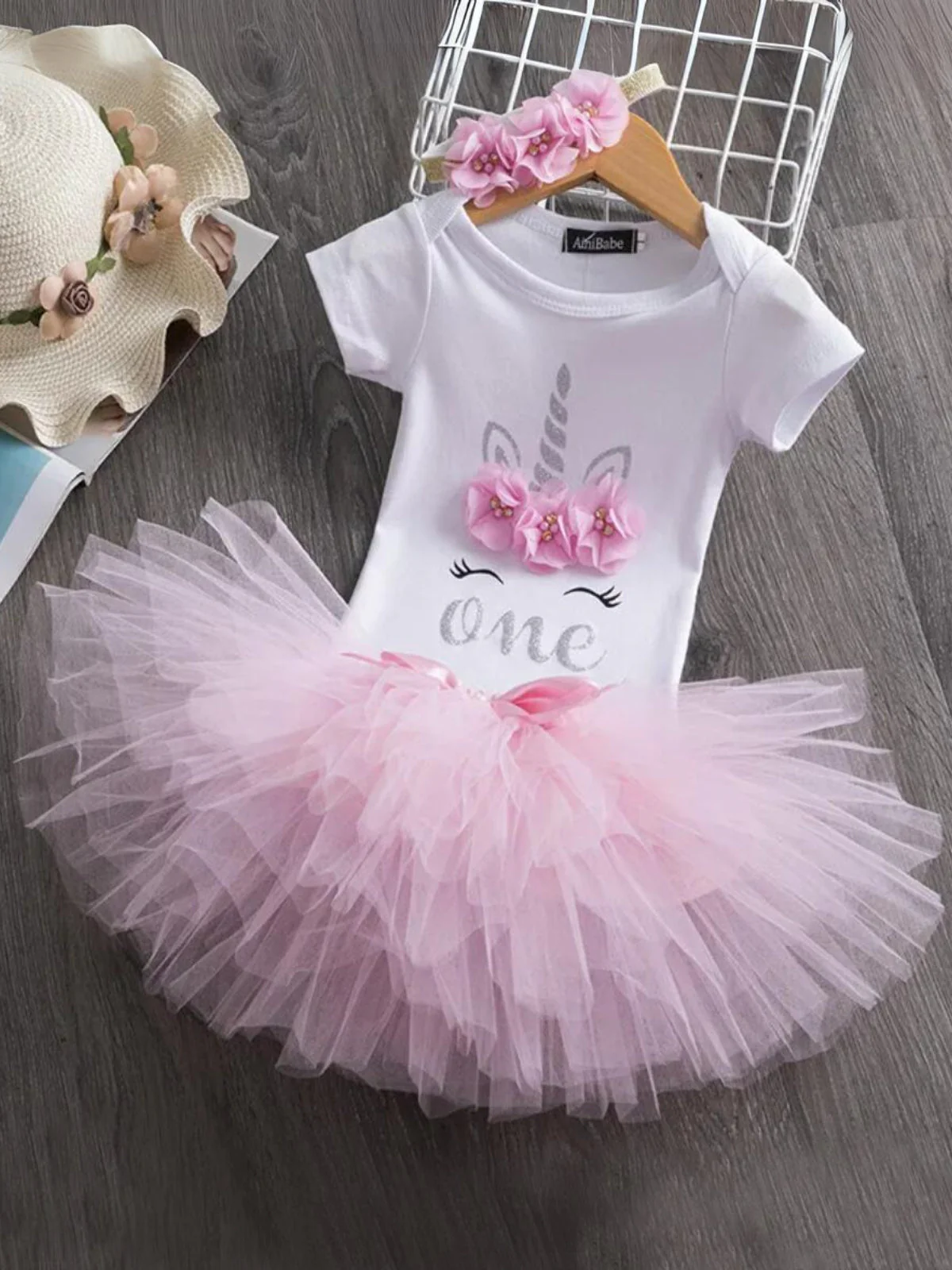 Enchanted Unicorn First Birthday Outfit - Image 3