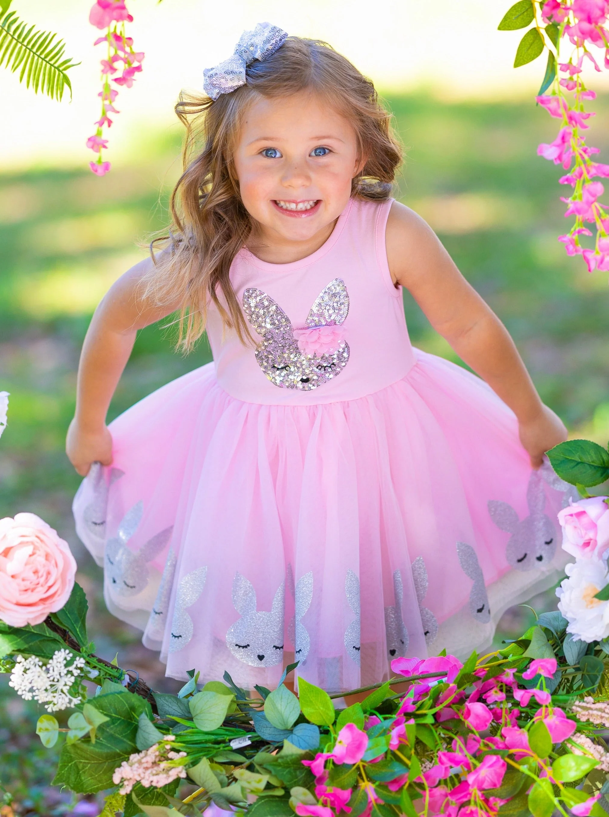 Everybunny Sparkle Sequin Tutu Dress - Image 4