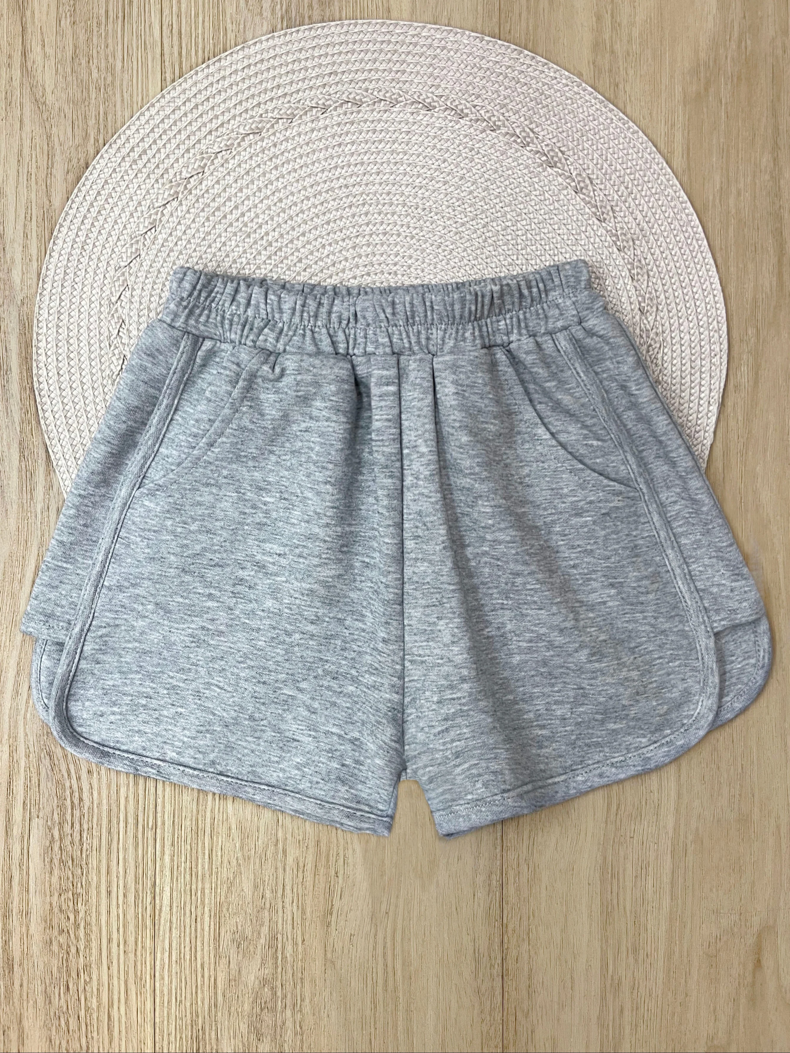 Everyday Classic Grey Pull-On Shorts - Image 2