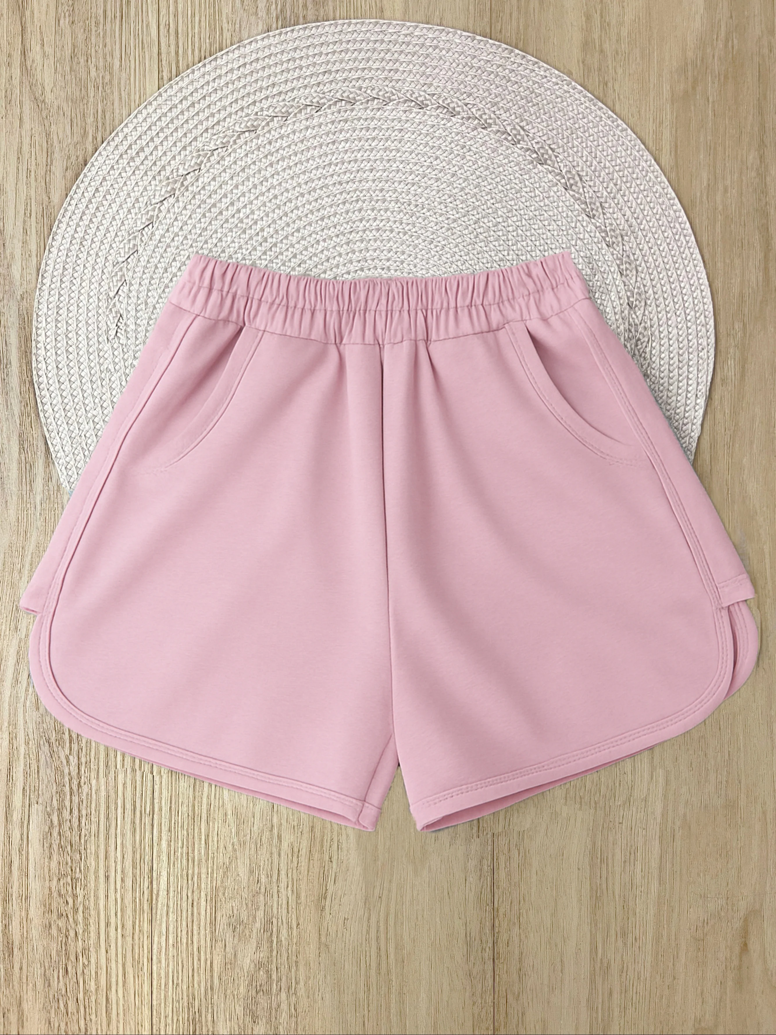 Everyday Classic Pink Pull-On Shorts - Image 2