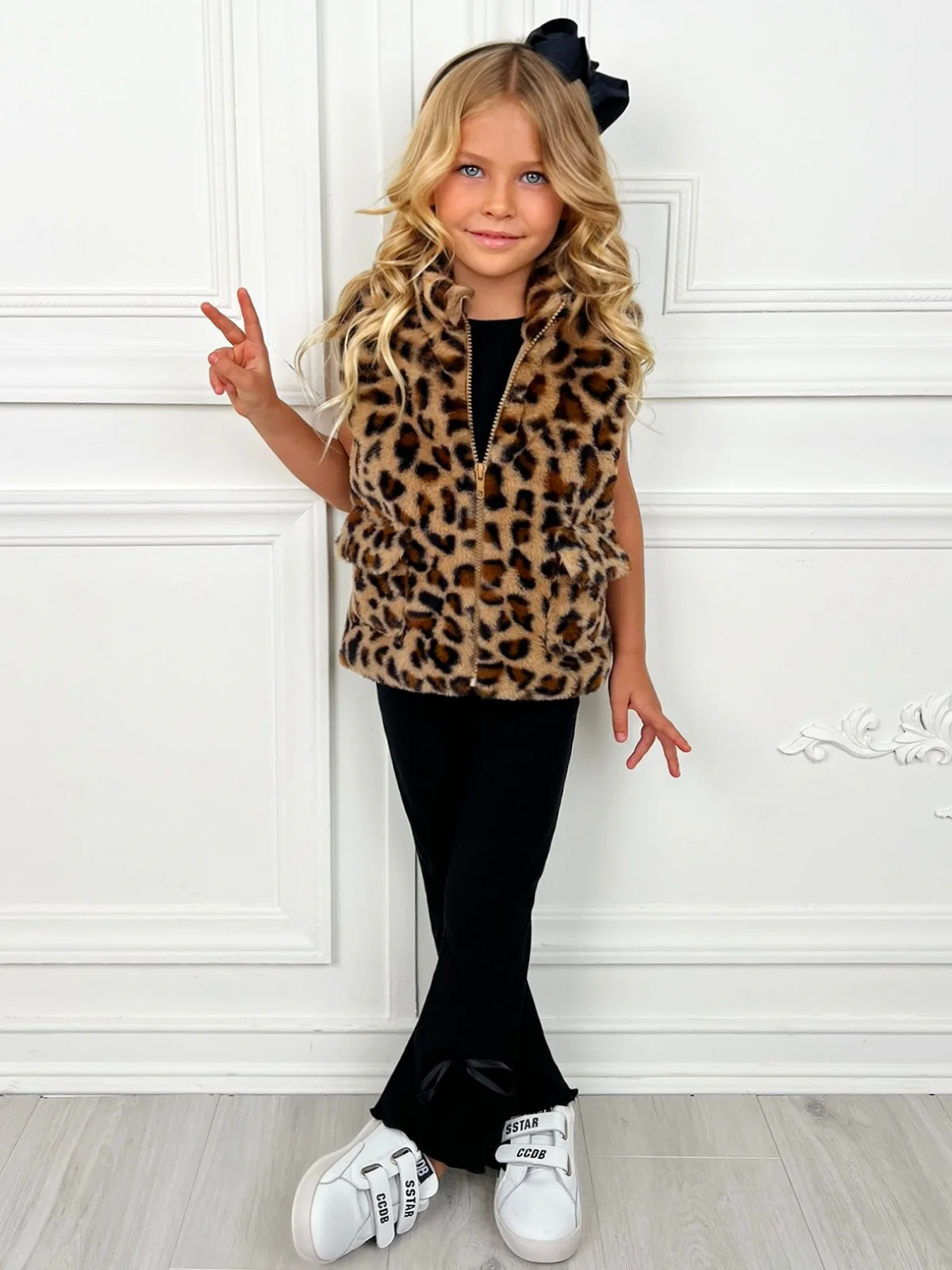 Fall Favorite Leopard Faux Fur Vest - Image 4