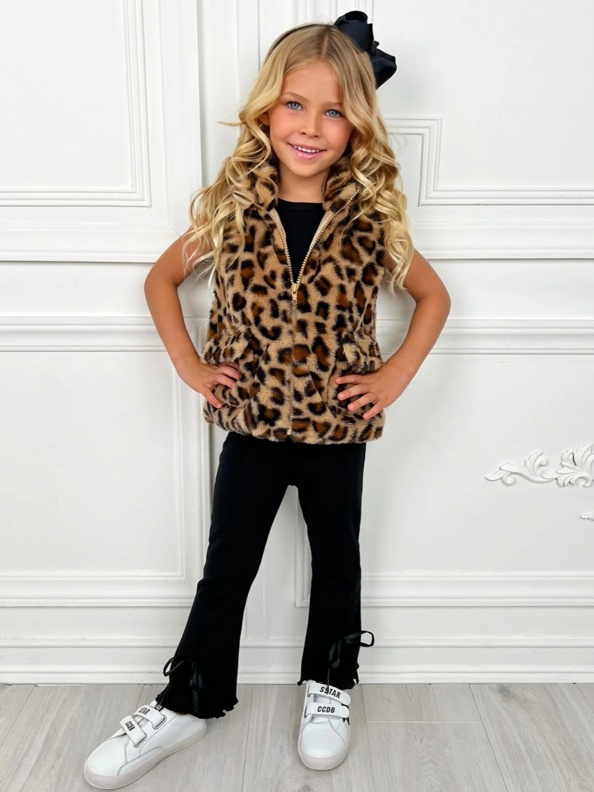 Fall Favorite Leopard Faux Fur Vest - Image 5