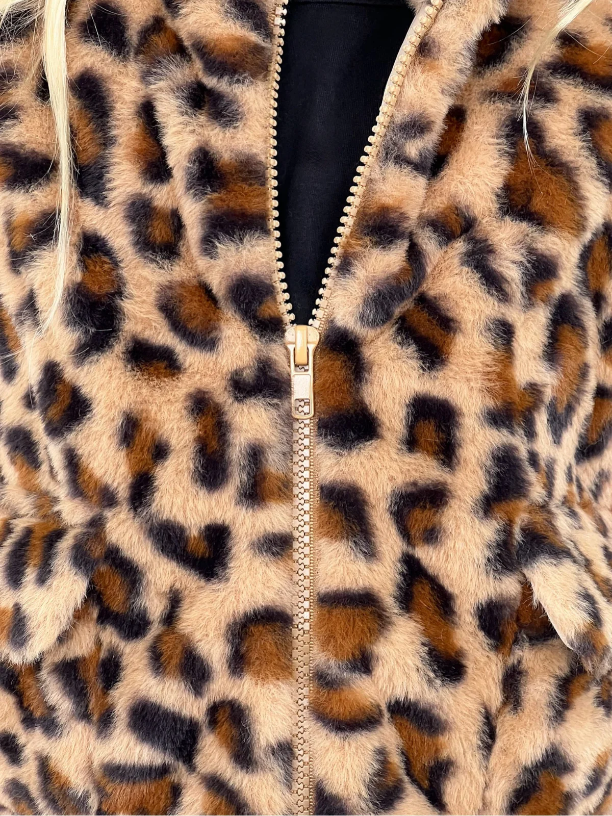 Fall Favorite Leopard Faux Fur Vest - Image 6