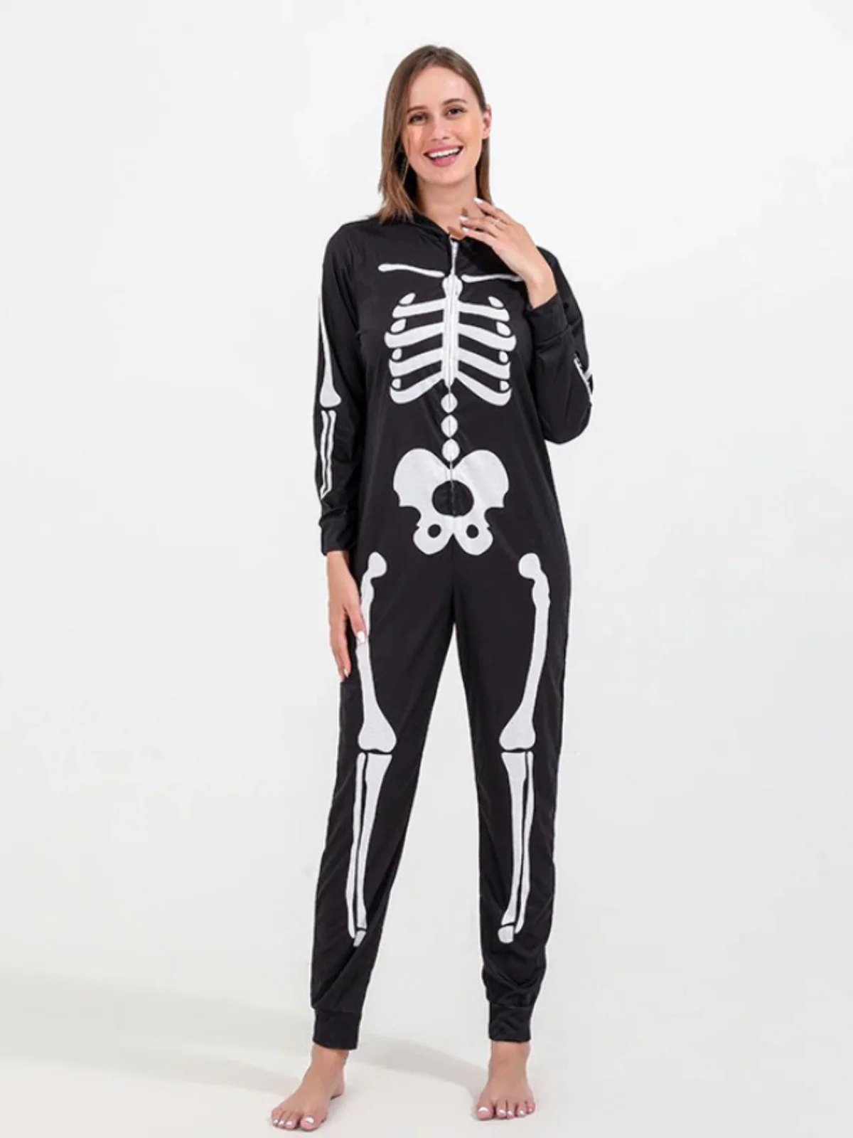 Family Style Mr. Bones Halloween Pajamas Set - Image 3