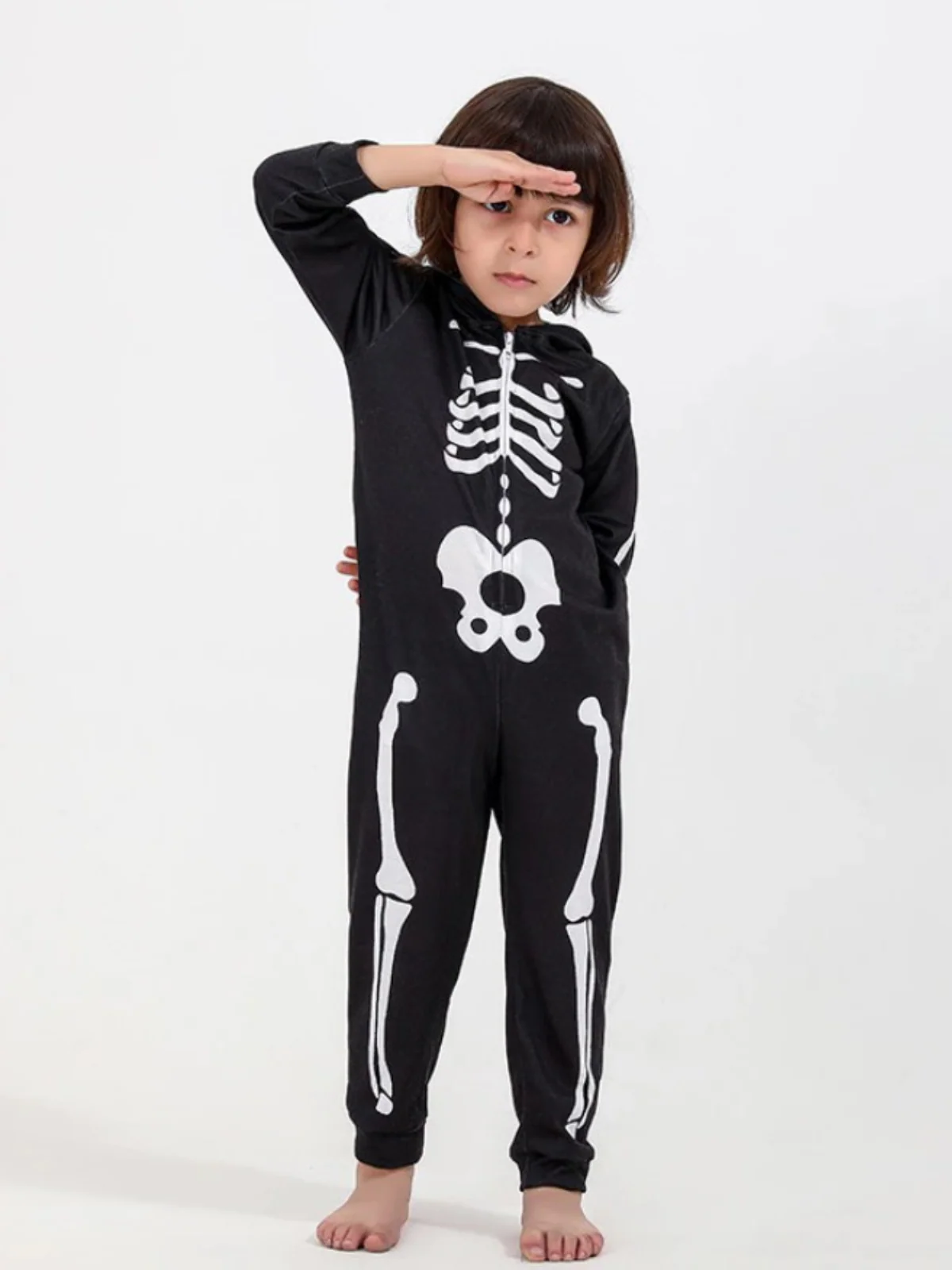 Family Style Mr. Bones Halloween Pajamas Set - Image 5