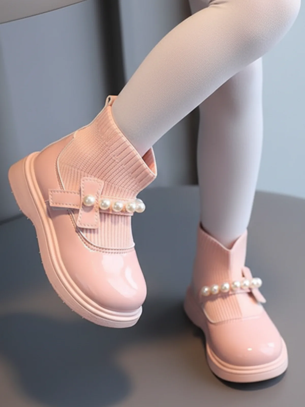 Too Fab Pearly Sock Boots By Liv and Mia - Image 3