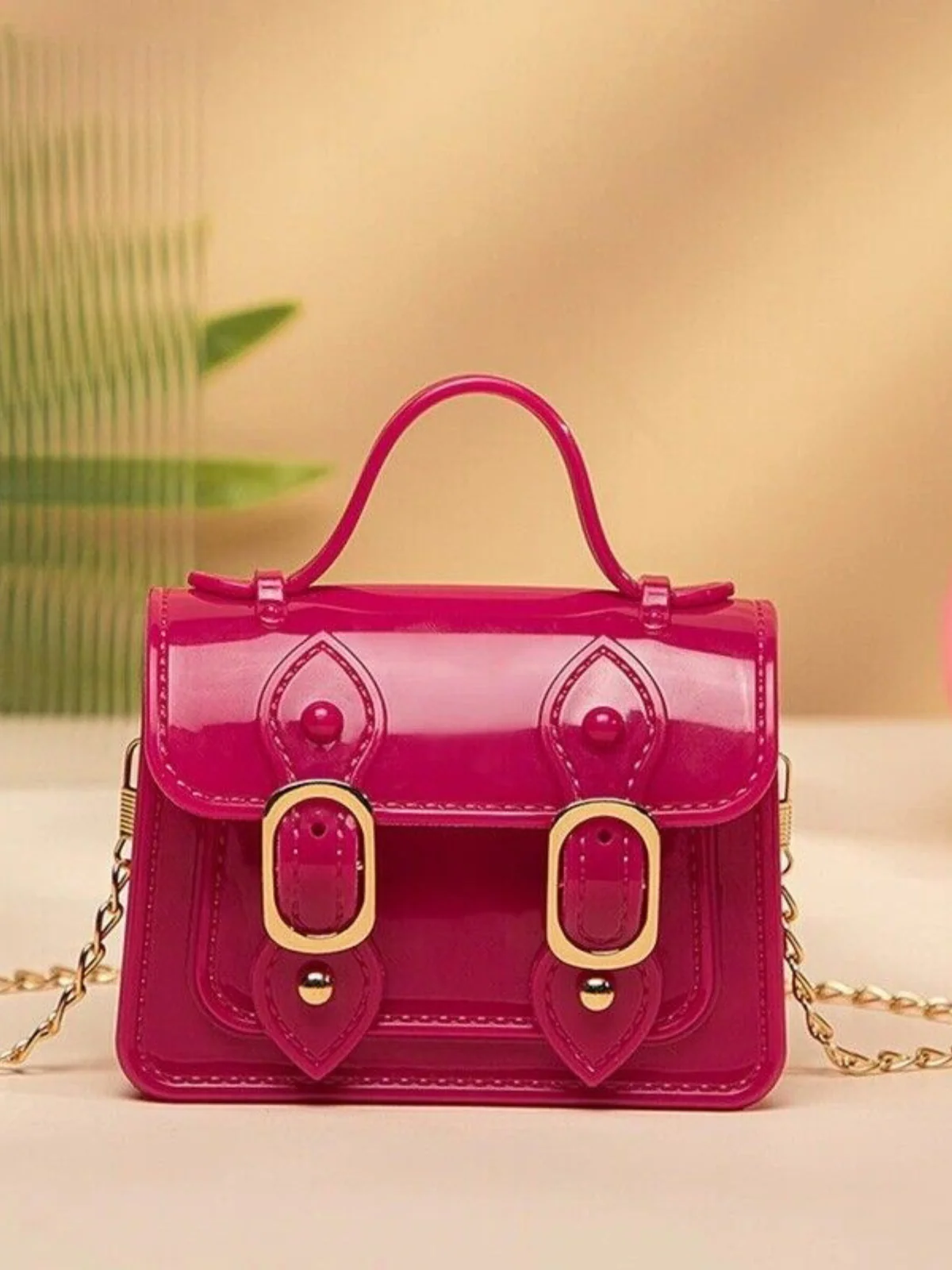 Preppy Girl Buckle Crossbody Bag - Image 10