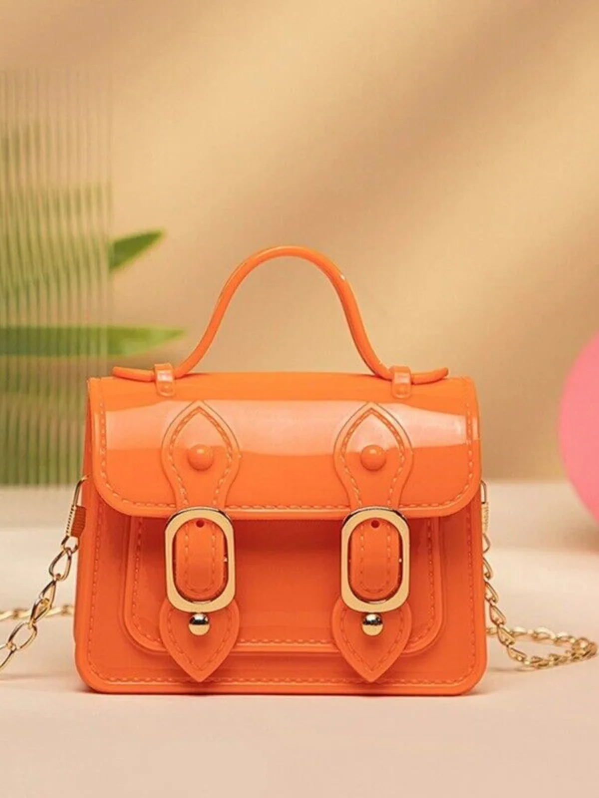 Preppy Girl Buckle Crossbody Bag - Image 2
