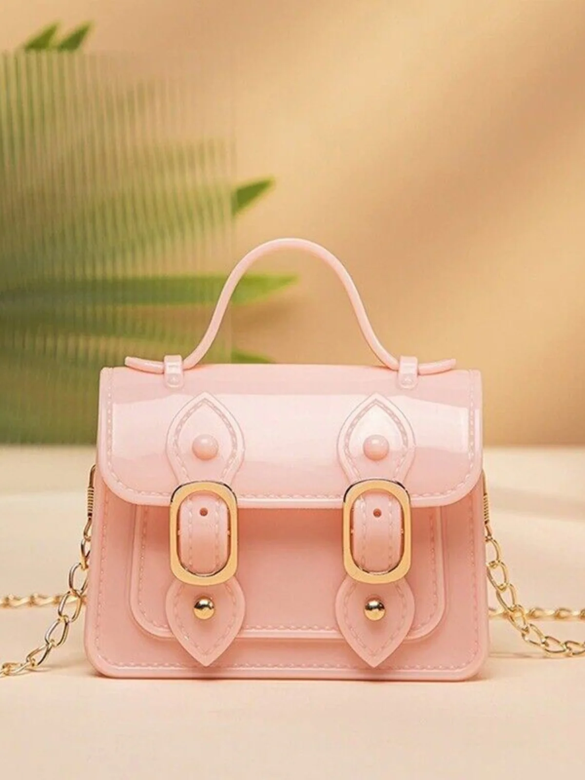 Preppy Girl Buckle Crossbody Bag - Image 5