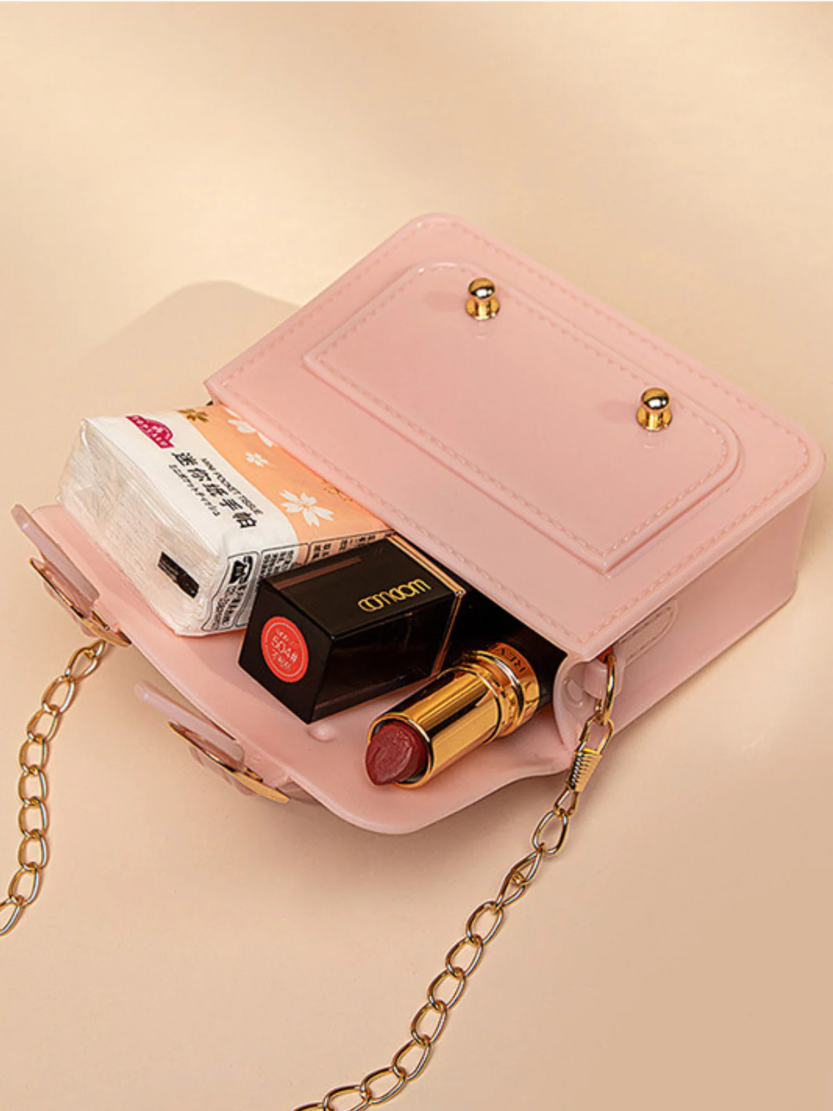 Preppy Girl Buckle Crossbody Bag - Image 6