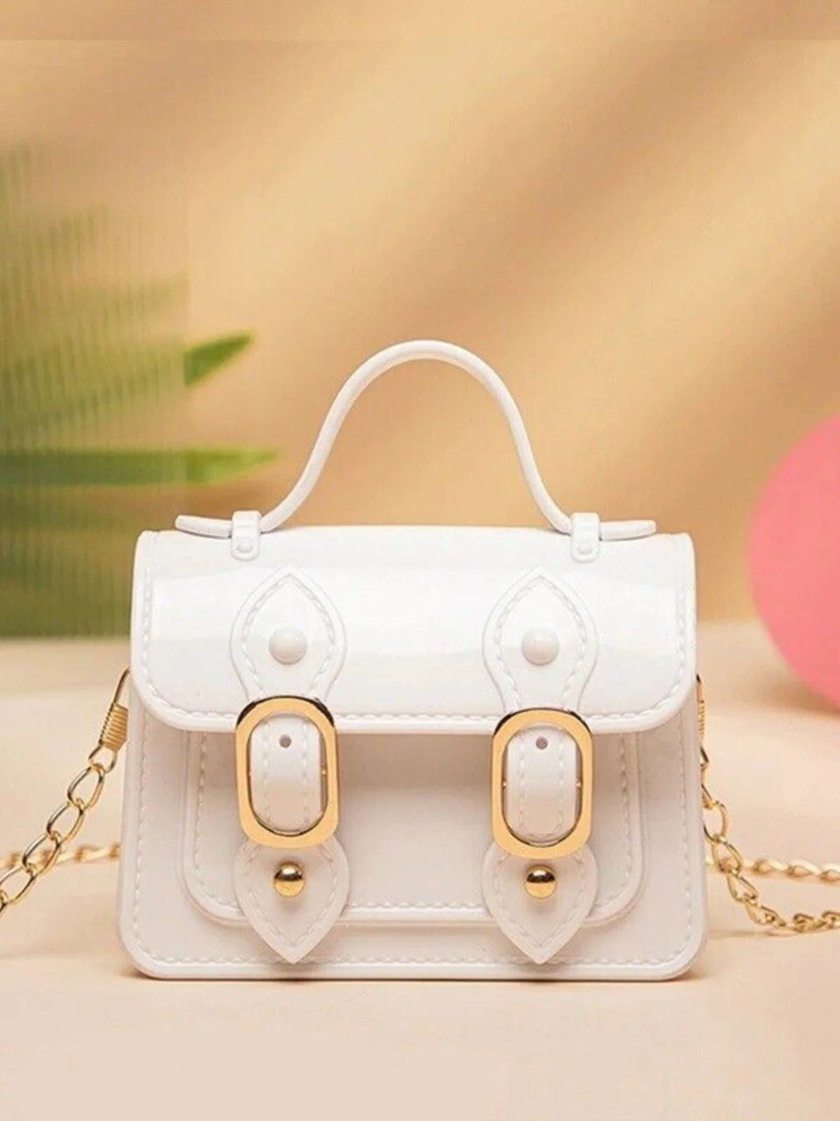 Preppy Girl Buckle Crossbody Bag - Image 7
