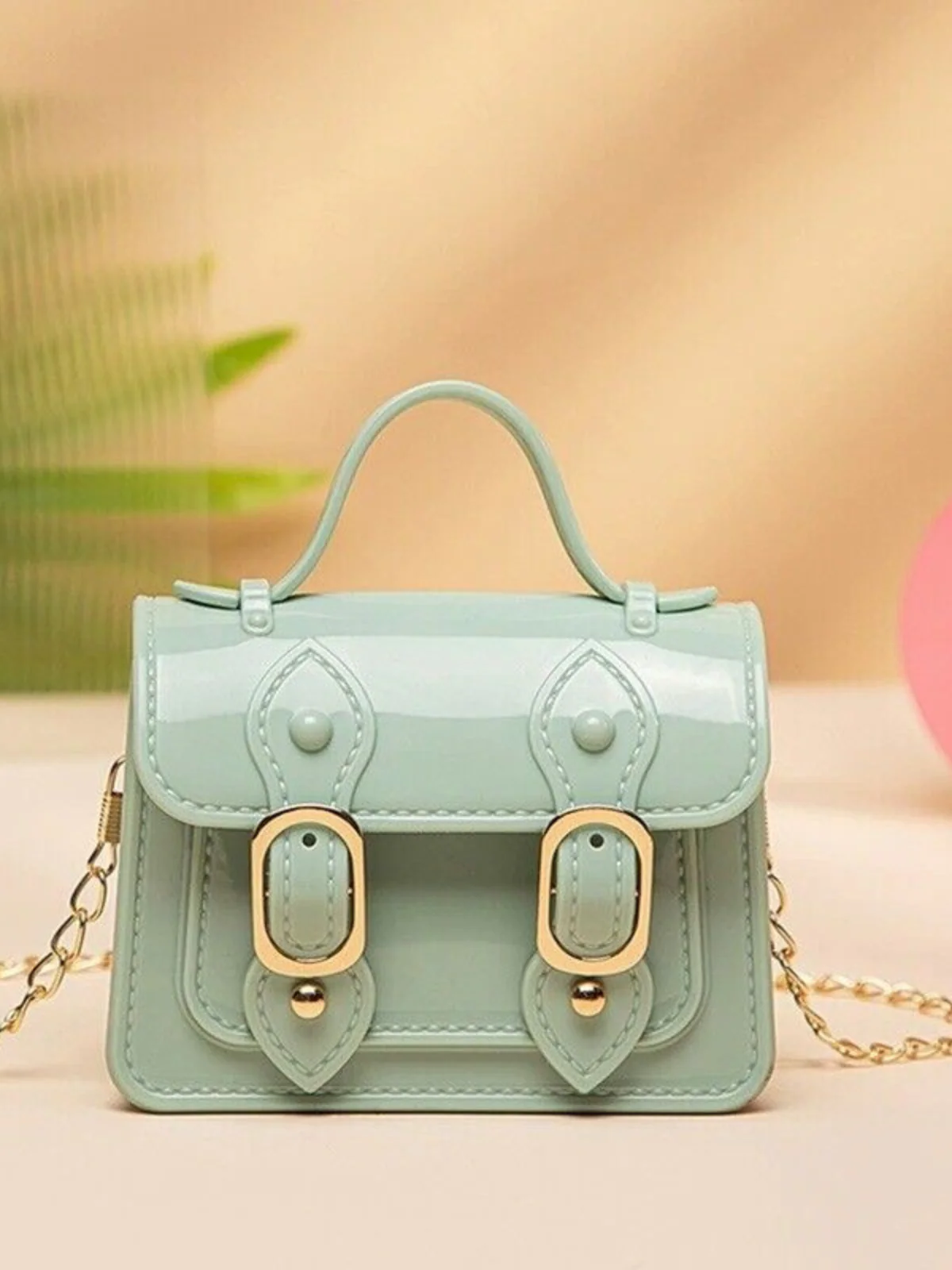 Preppy Girl Buckle Crossbody Bag - Image 8