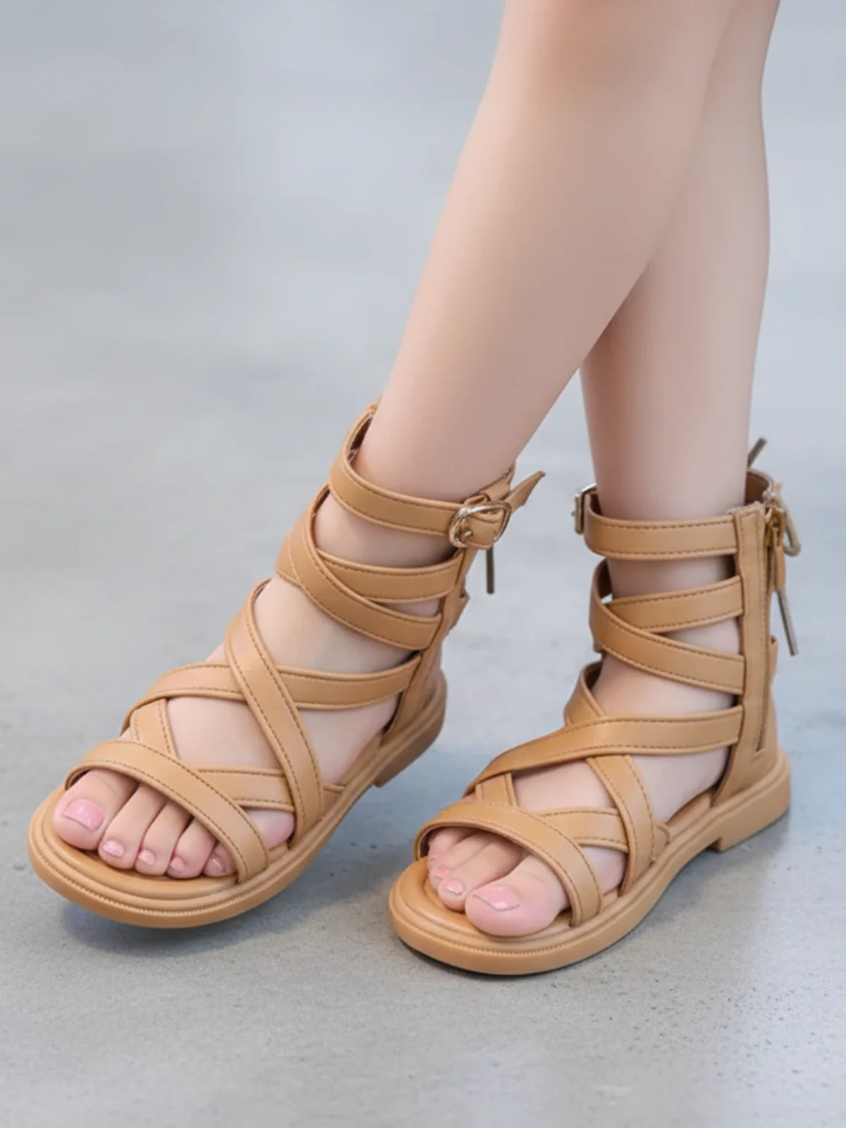 Fashion Moment Gladiator Sandals By Liv and Mia - Image 3